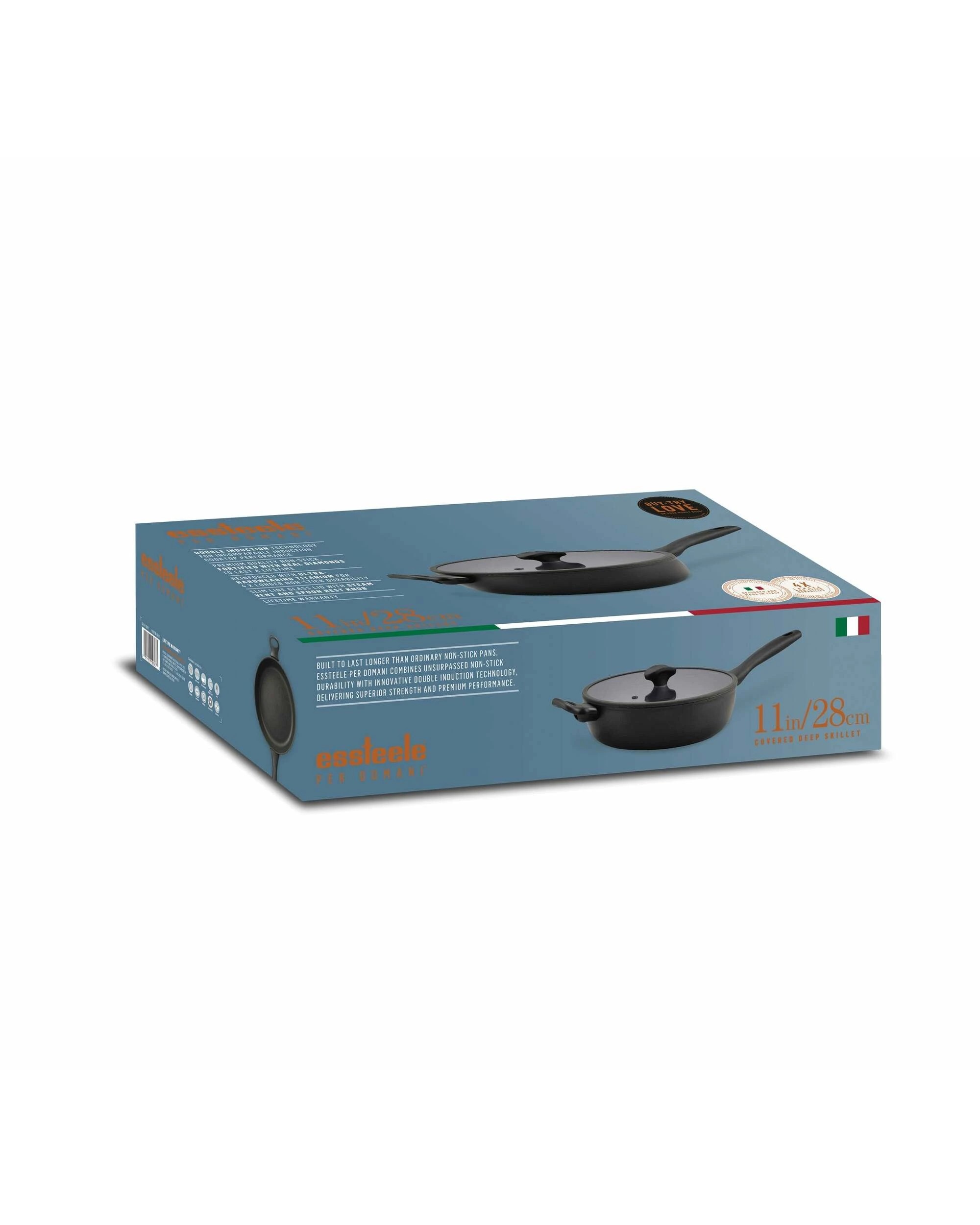 2 Essteele Per Domani Nonstick Induction Deep Covered Skillet 28cm - Black, 2 of 2