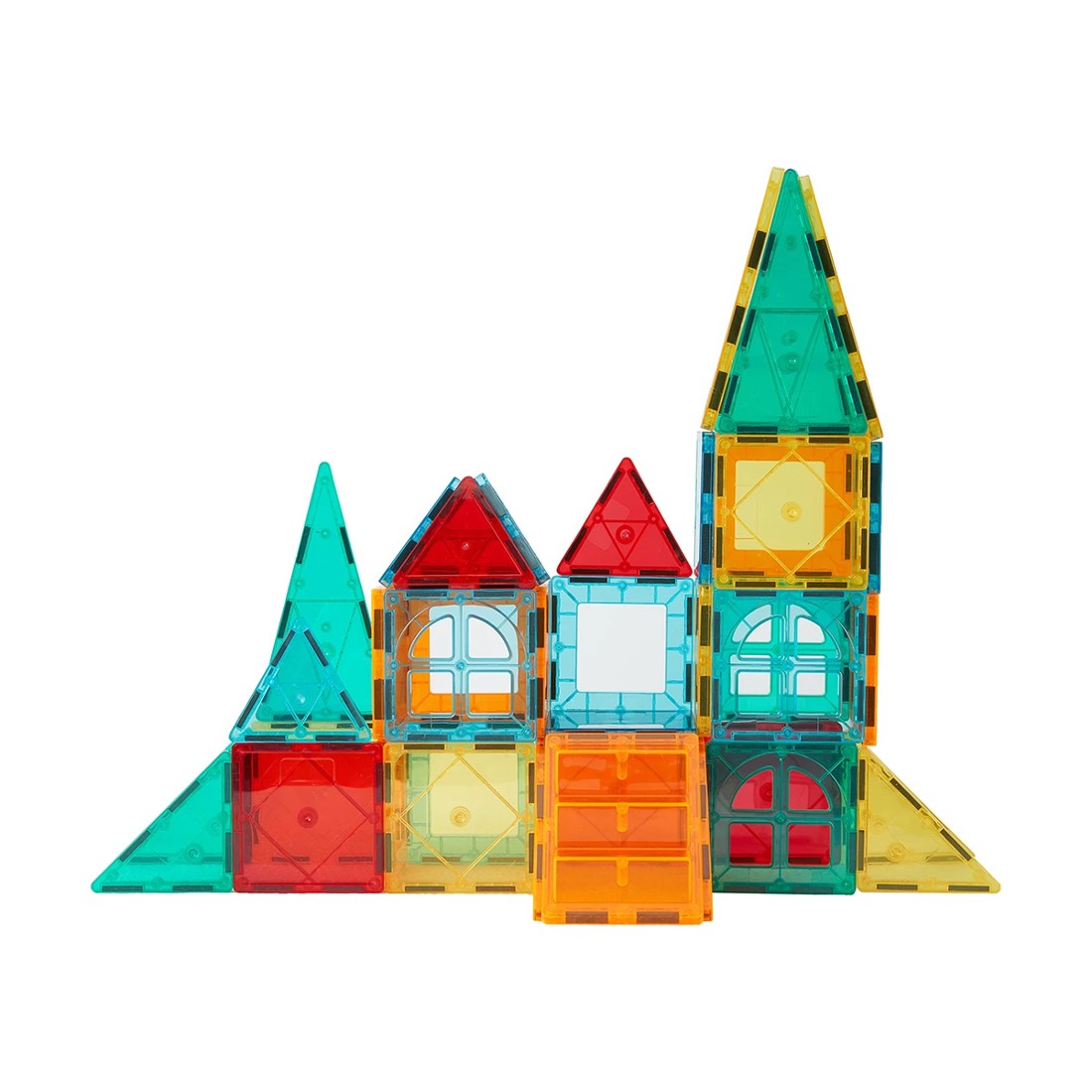 1 50 Piece Magnetic Tiles Castle Set, 1 of 10