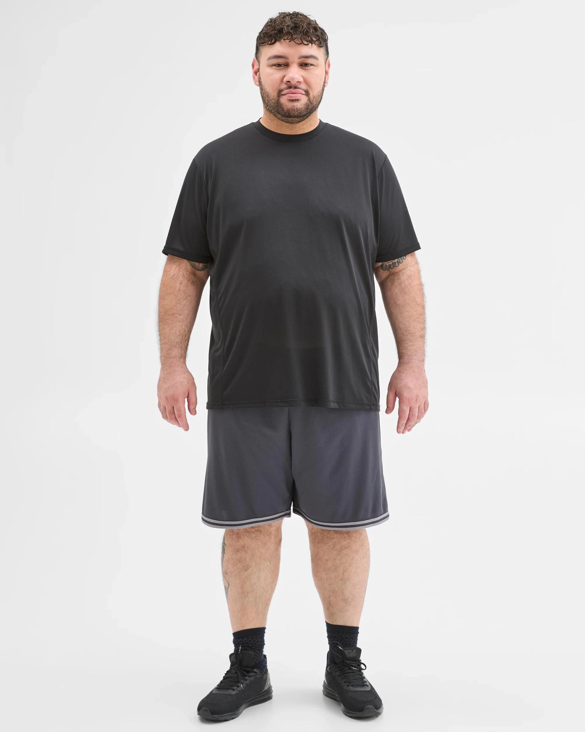 1 Target Plus Size Active Basketball Shorts GUNMETAL, 1 of 6