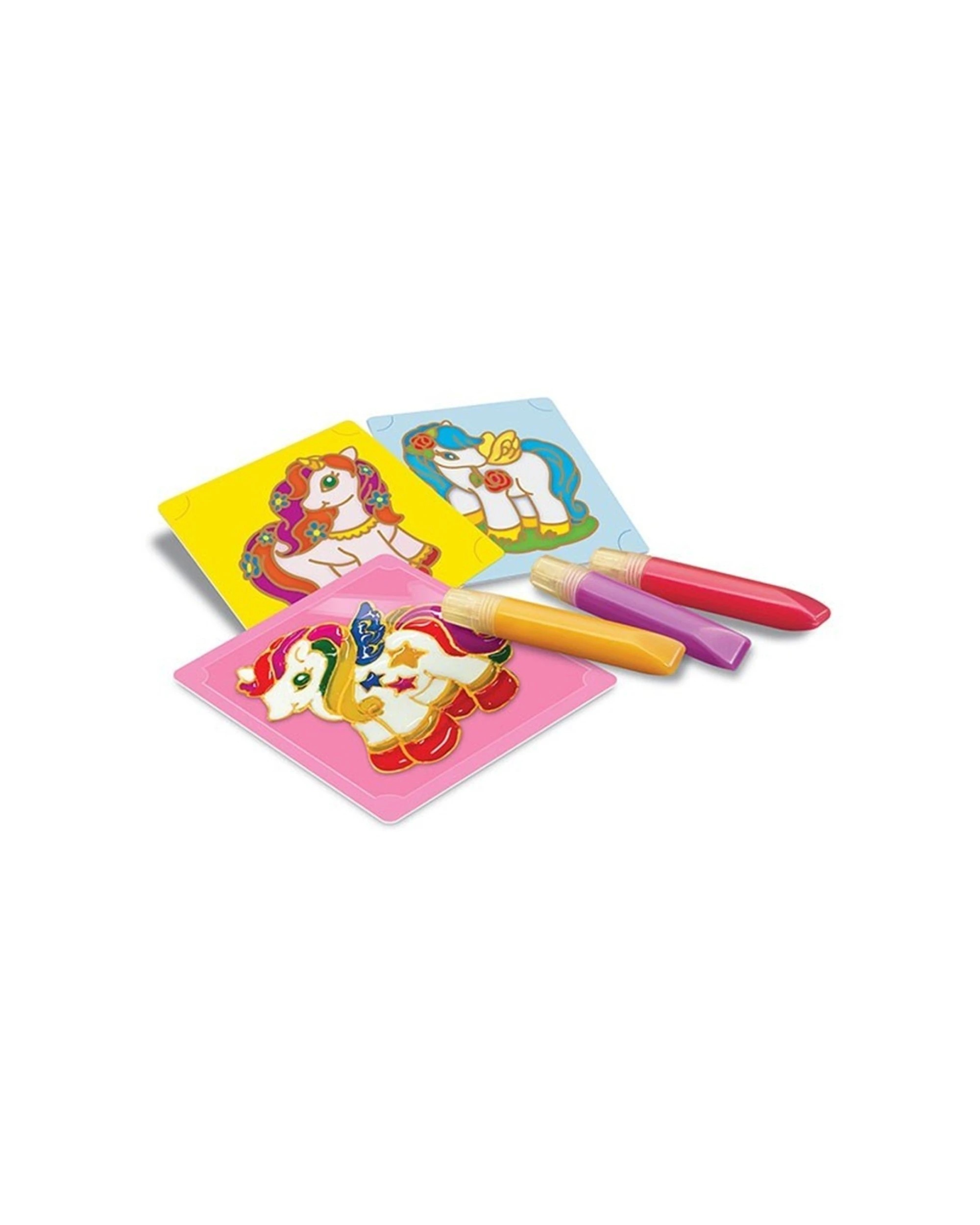 3 4M Thinking Unicorn Window Paints With Carry Case Kids Art Craft Activity, 3 of 3
