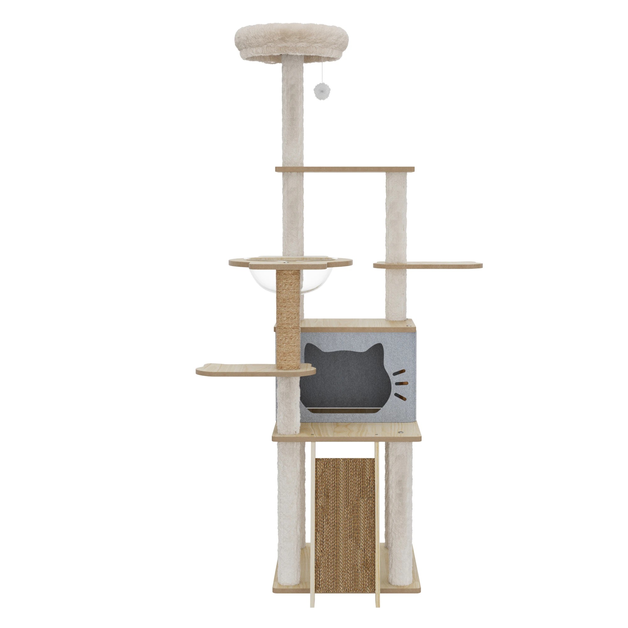 2 Pawz Cat Tree 7-tier 160cm, 2 of 7