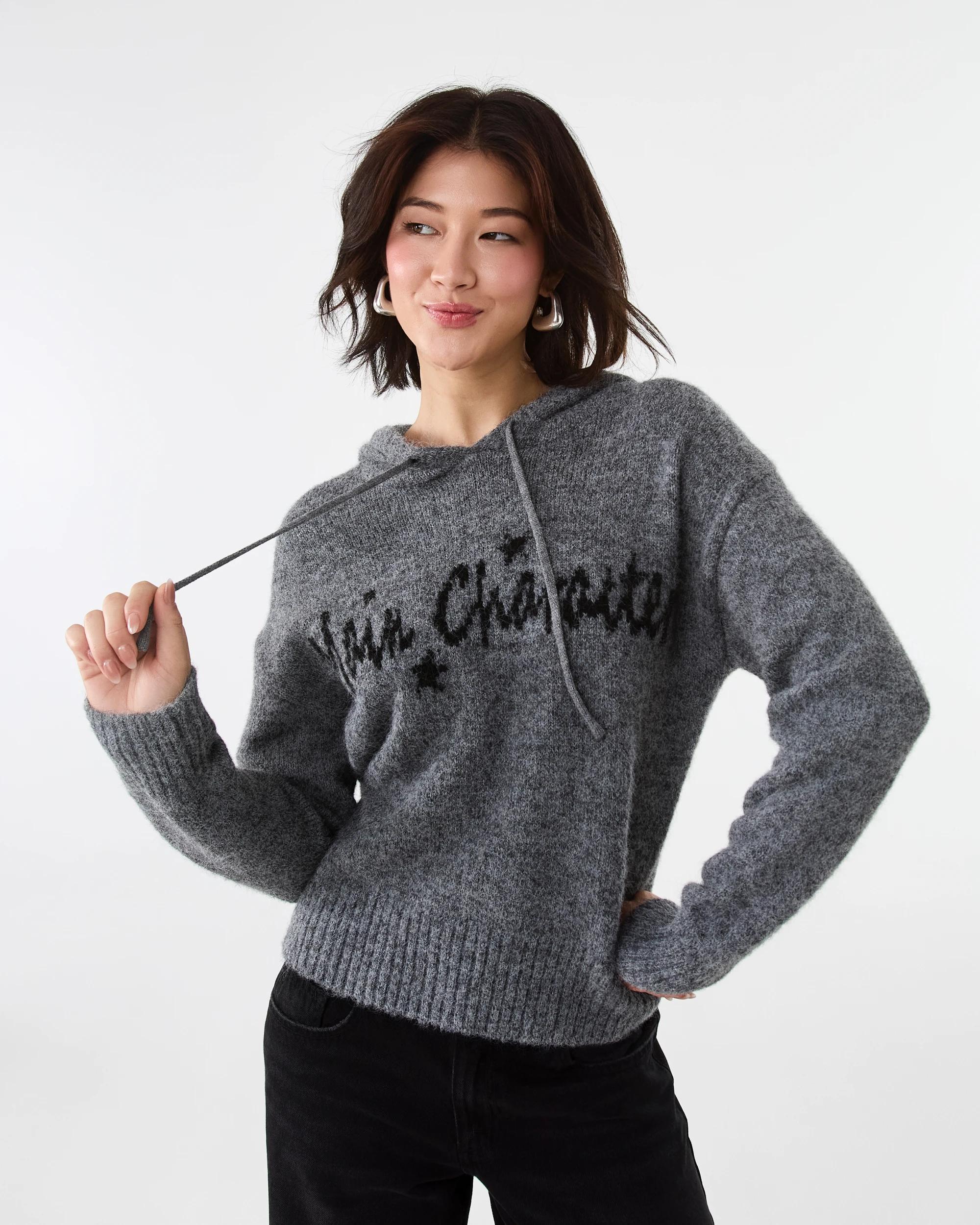 1 Knit Print Hoodie Character, 1 of 5