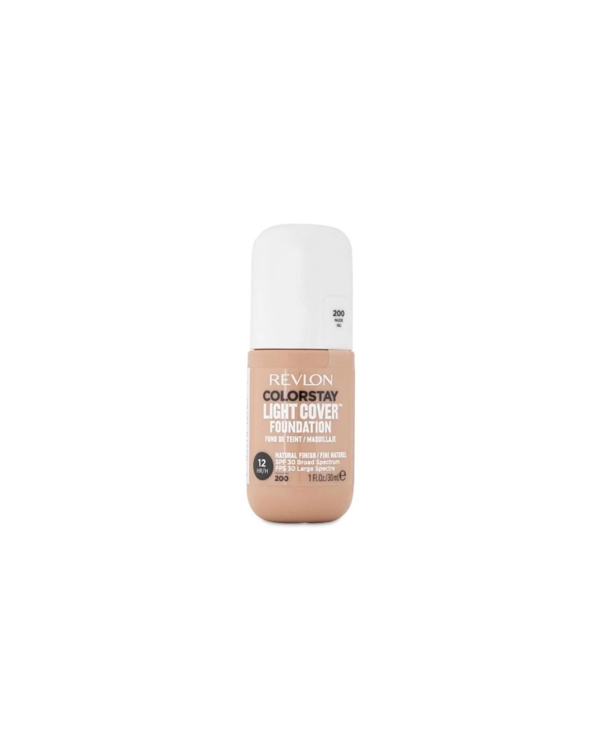 1 Revlon ColorStay Light Cover Foundation 30mL - 200 Nude - Beige, 1 of 1