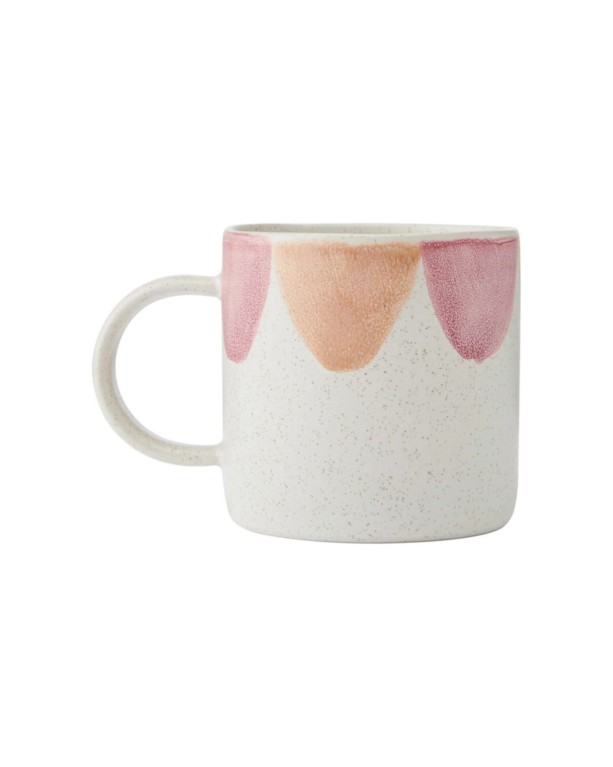 3 Mikasa 6PK Stoneware Coffee Mug Drinkware Scallop Print 380ml Microwave Dishwasher Safe - Multi, 3 of 8