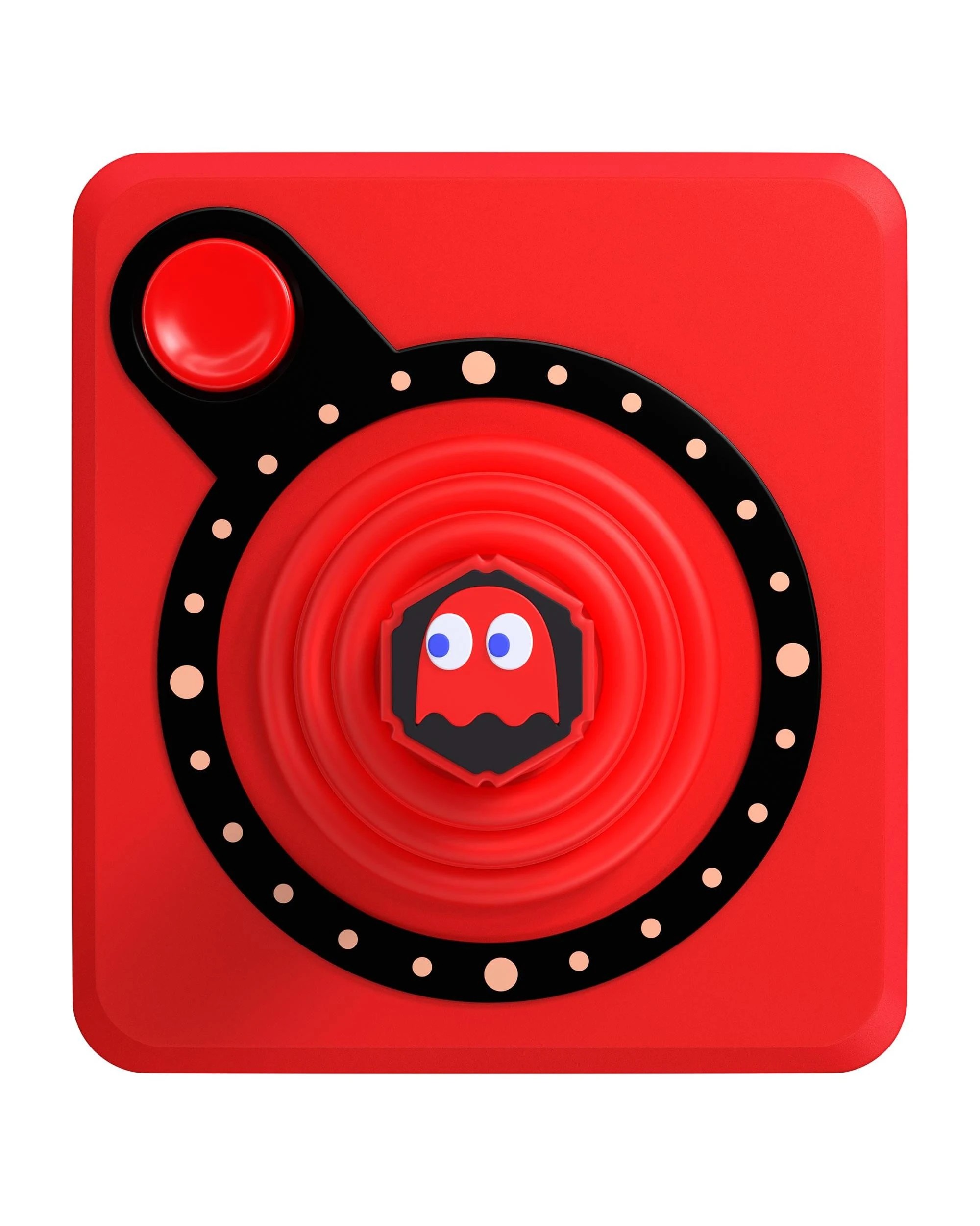 3 Atari Pac-Man CX-40+ Wireless Joystick - Red, 3 of 3