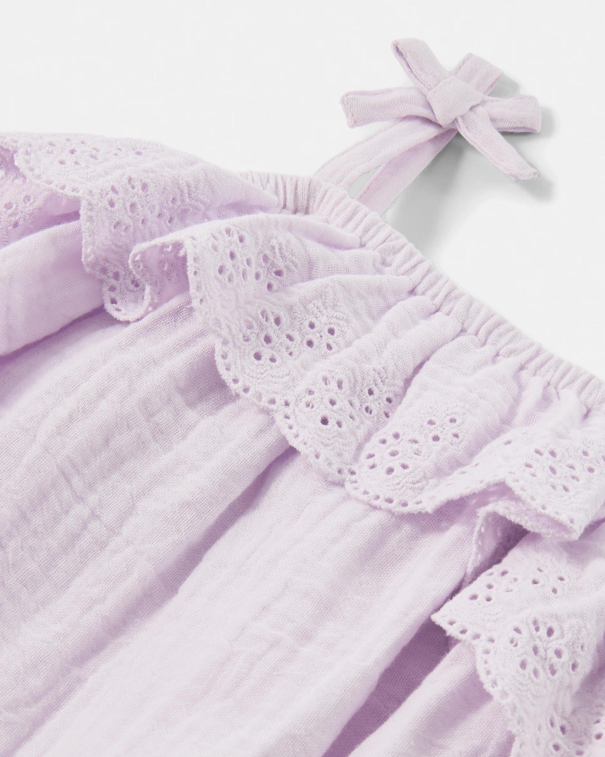 3 Strappy Double Cloth Romper Lily Laven, 3 of 3