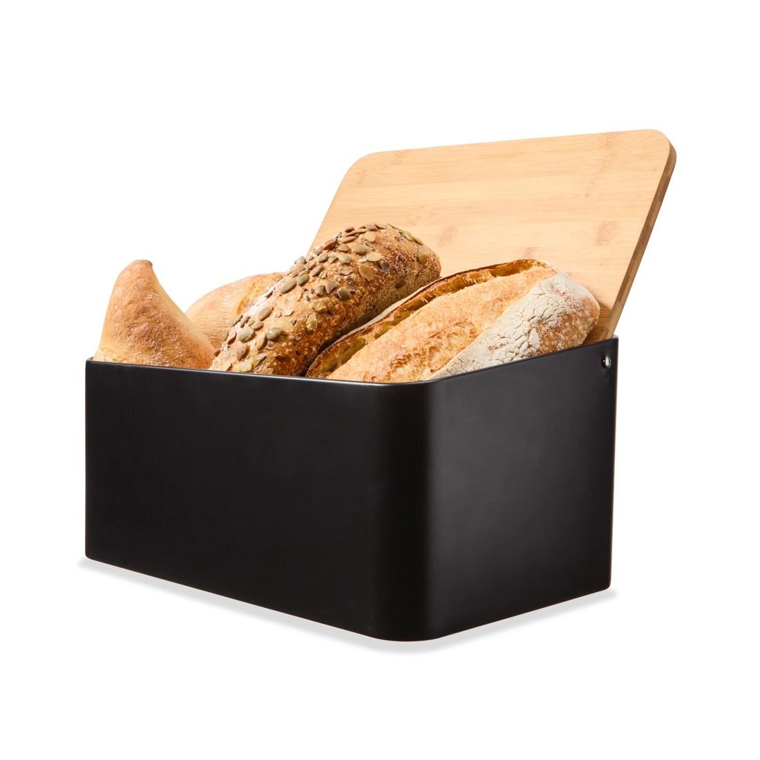 1 Bread Bin - Black, 1 of 8