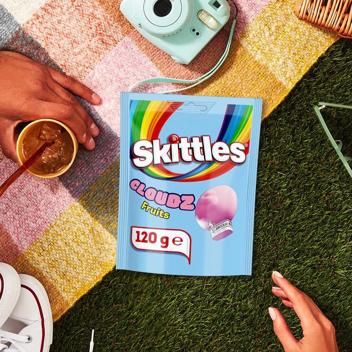 4 Skittles Cloudz Fruits Chewy Lollies 120g, 4 of 6