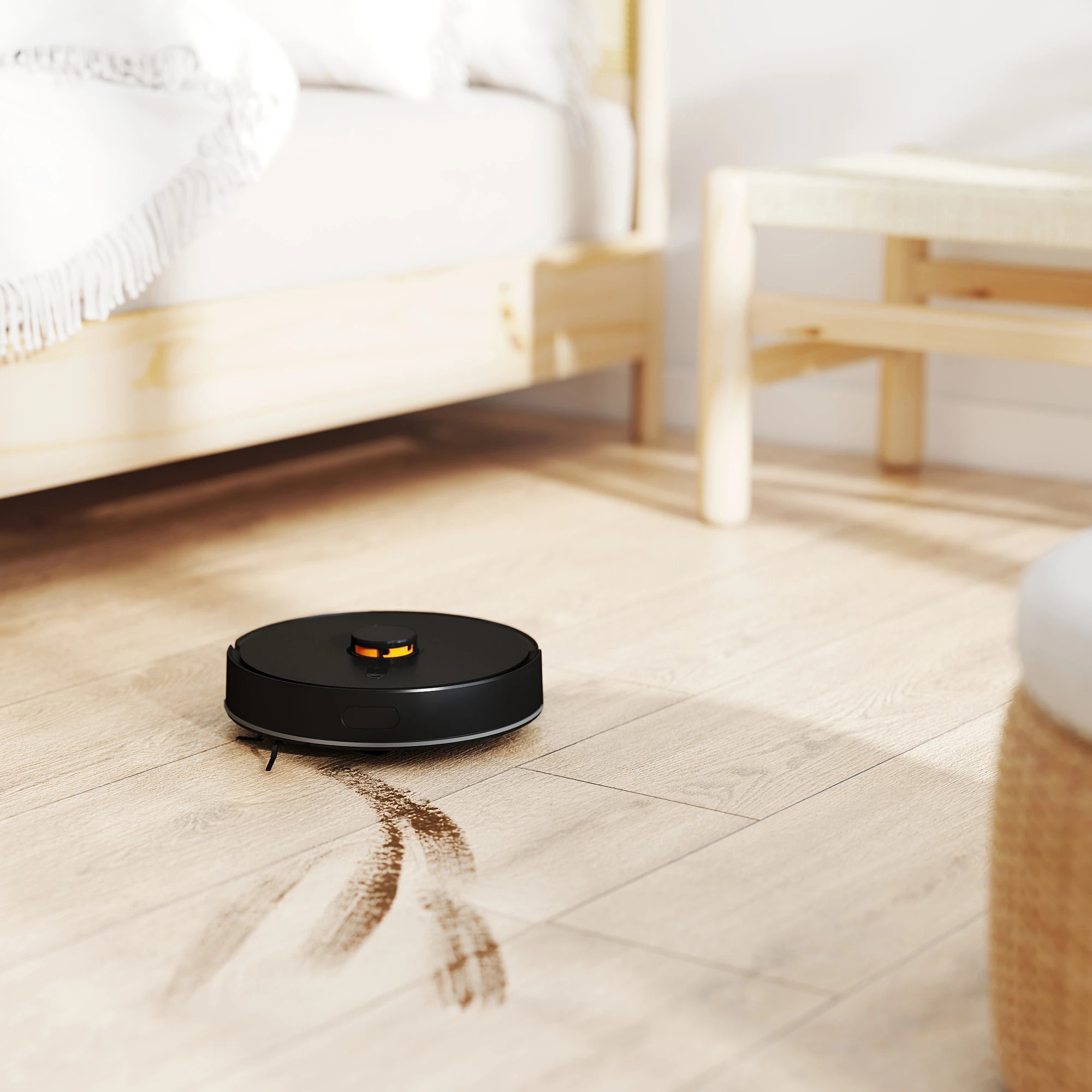 2 MyGenie Raptor Laser Robotic Vacuum - Black, 2 of 9