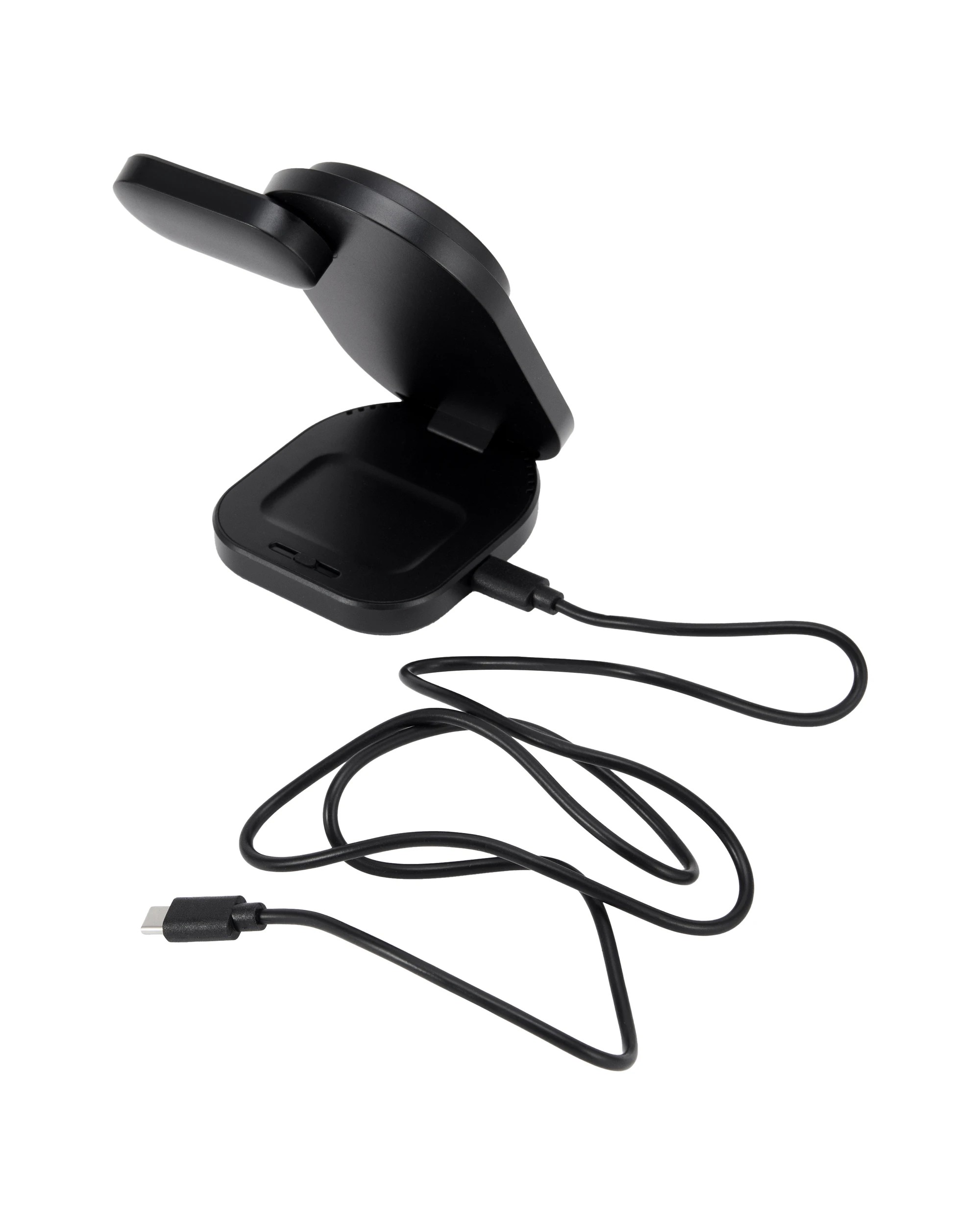 6 3-in-1 Foldable Charger - Black, 6 of 9