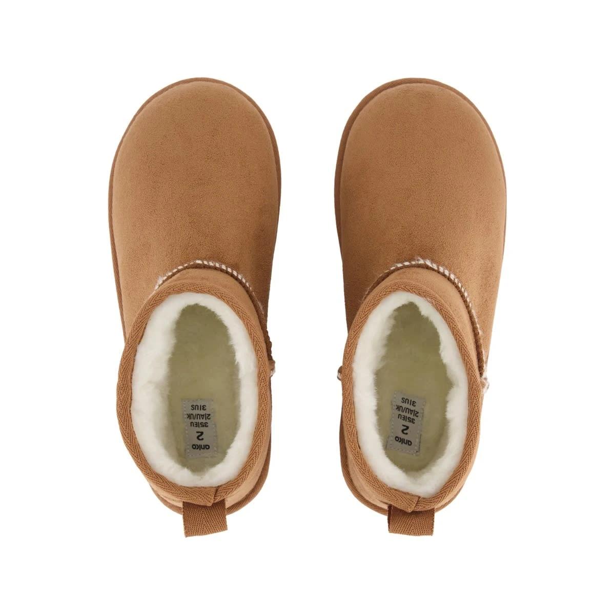 3 Senior Slipper Boots Chestnut, 3 of 5