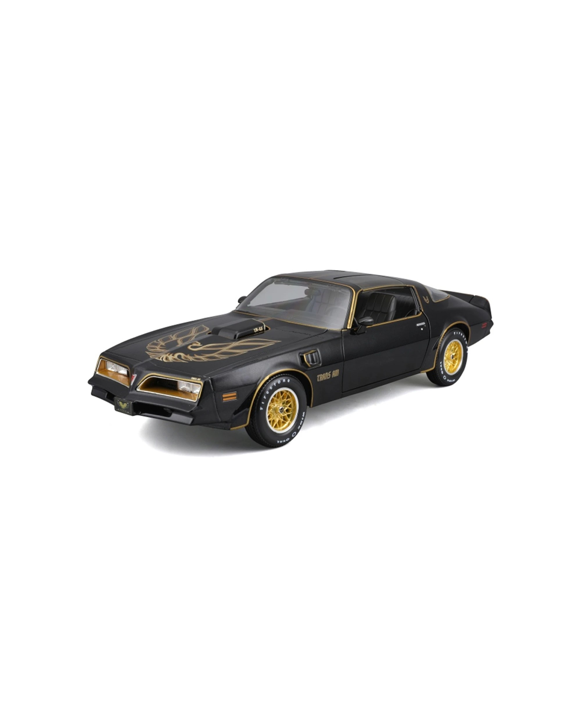 1 Maisto 1978 Pontiac Firebird Trans Am Diecast Model Car Replica Toy - Black, 1 of 8