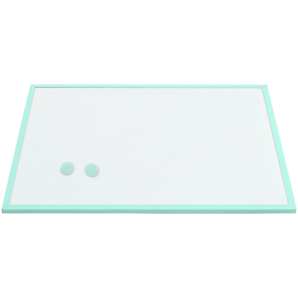4 J.Burrows Magnetic Whiteboard 430 x 580mm Green Frame, 4 of 7