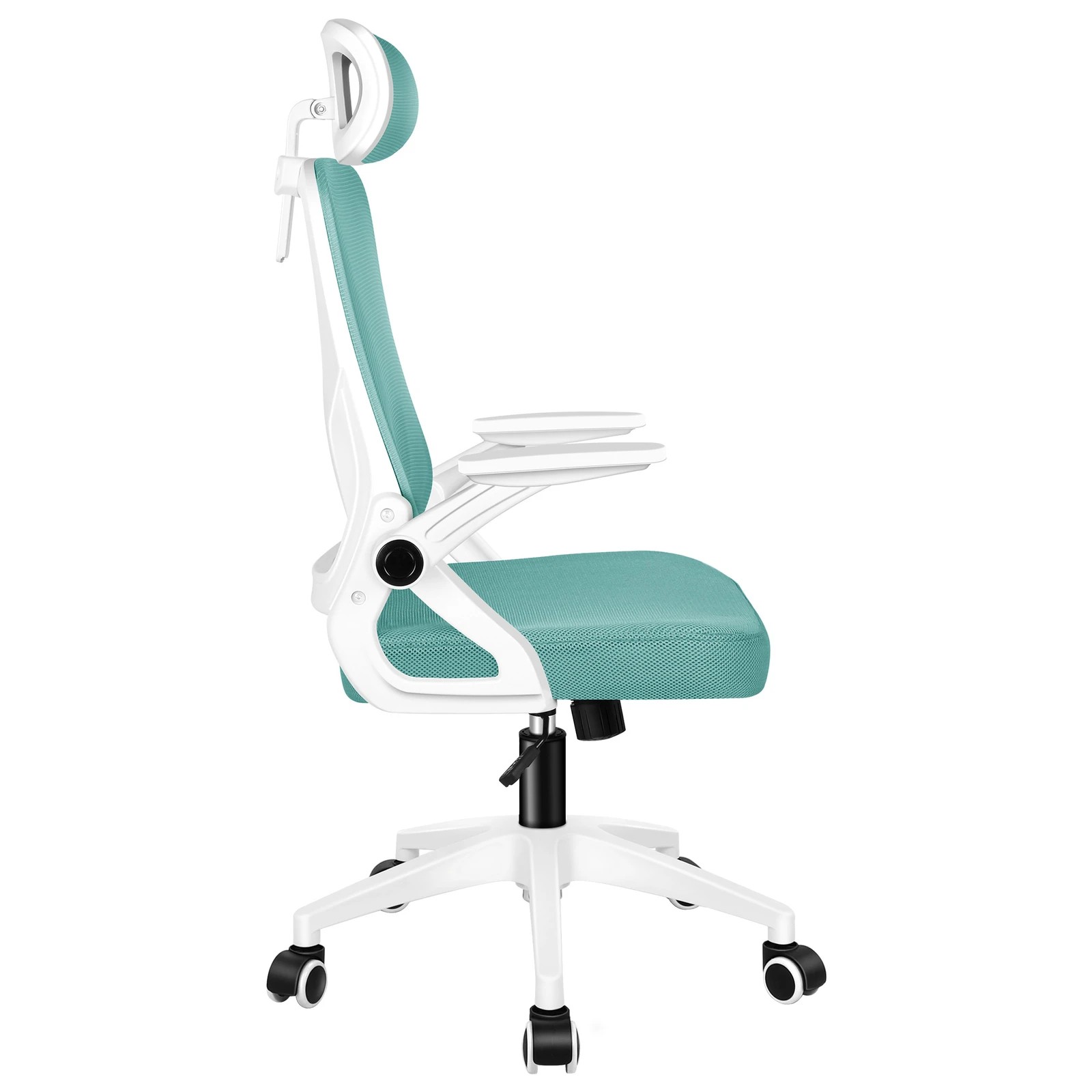 4 Alfordson Mesh Office Chair Executive Fabric Seat Tilt Gaming Racing Computer - Green, 4 of 10