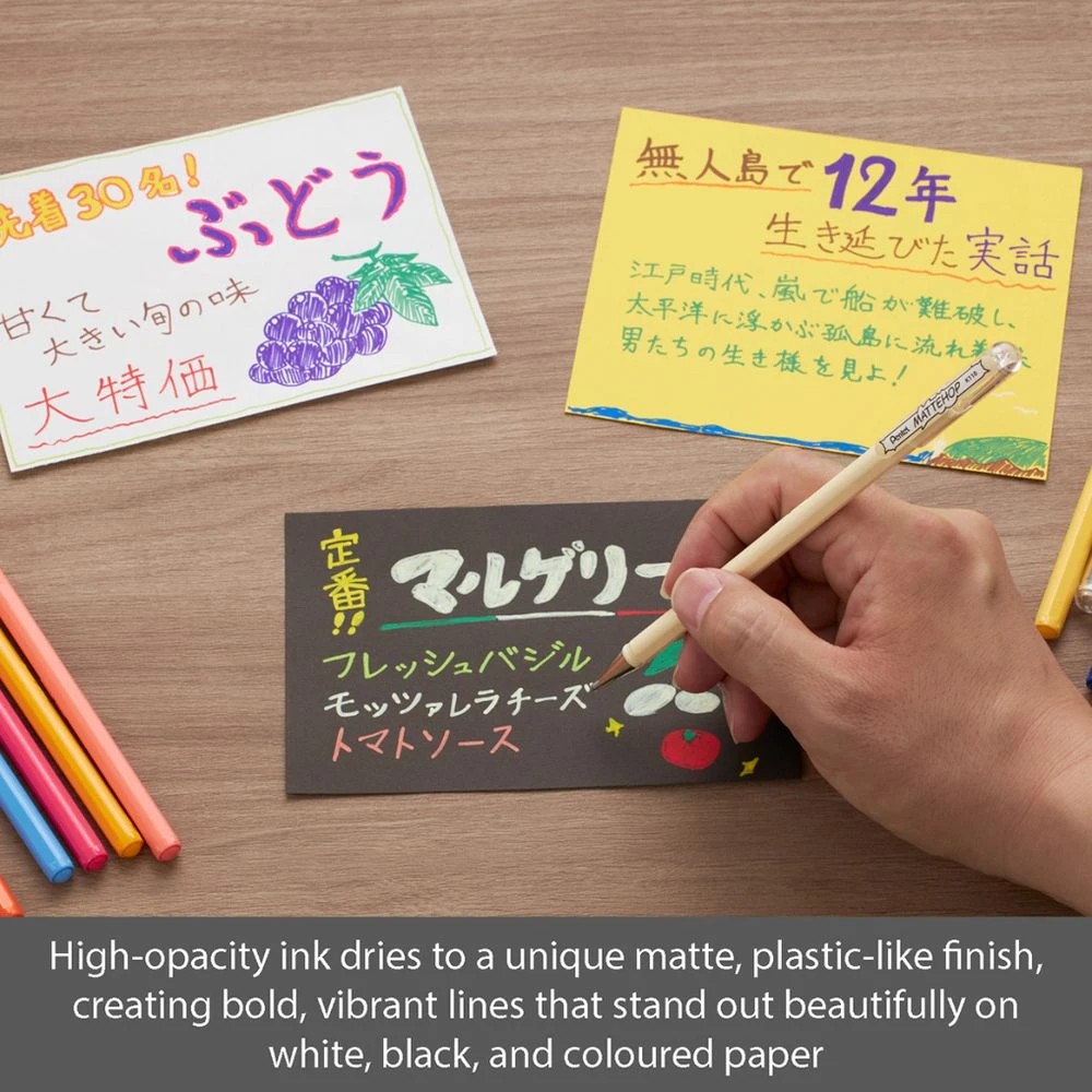 5 Pentel Mattehop Gel Pen Assorted 14 Pack, 5 of 7