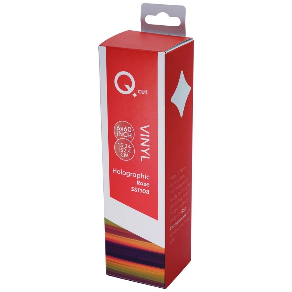 1 Qcut Specialty Vinyl Bronze Holographic, 1 of 3