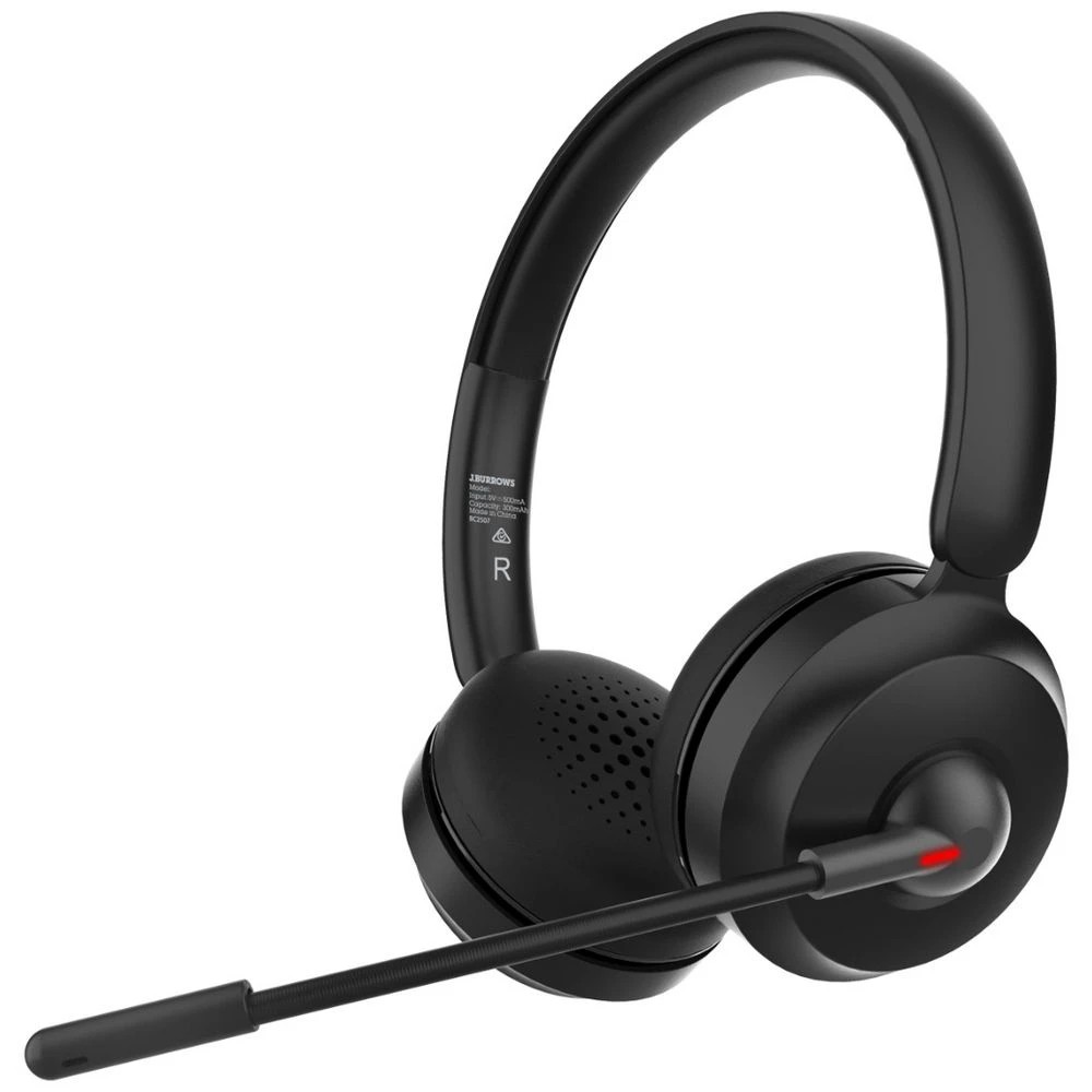 1 J.Burrows Wireless PC Headset Black, 1 of 7