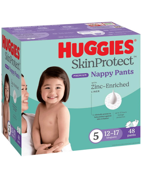 Huggies Skin Protect Nappies Size 5 48 Pack