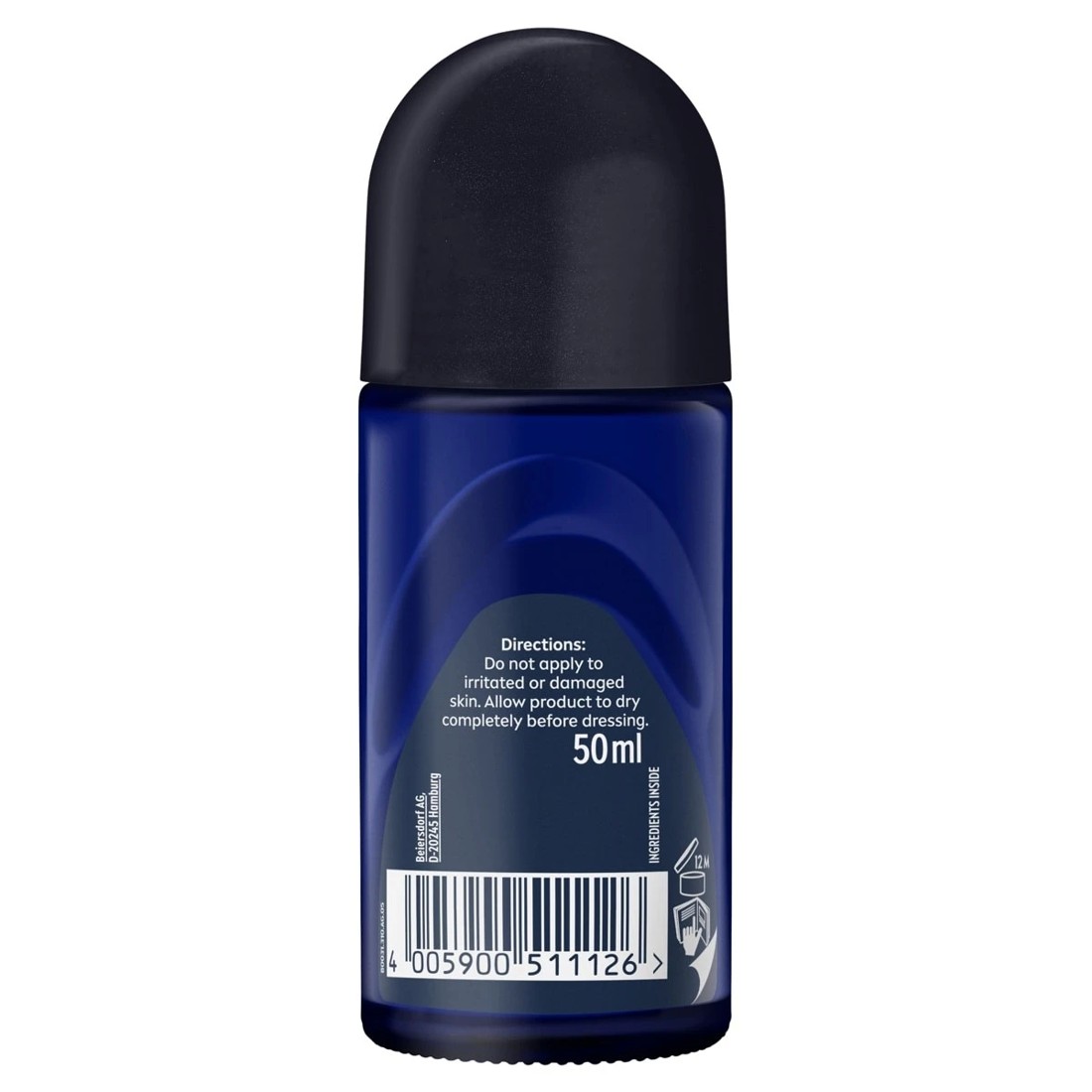 2 Nivea Men Deep Anti-Perspirant Roll-On Deodorant 50ml - Black Charcoal and Dark Wood Fragrance, 2 of 7
