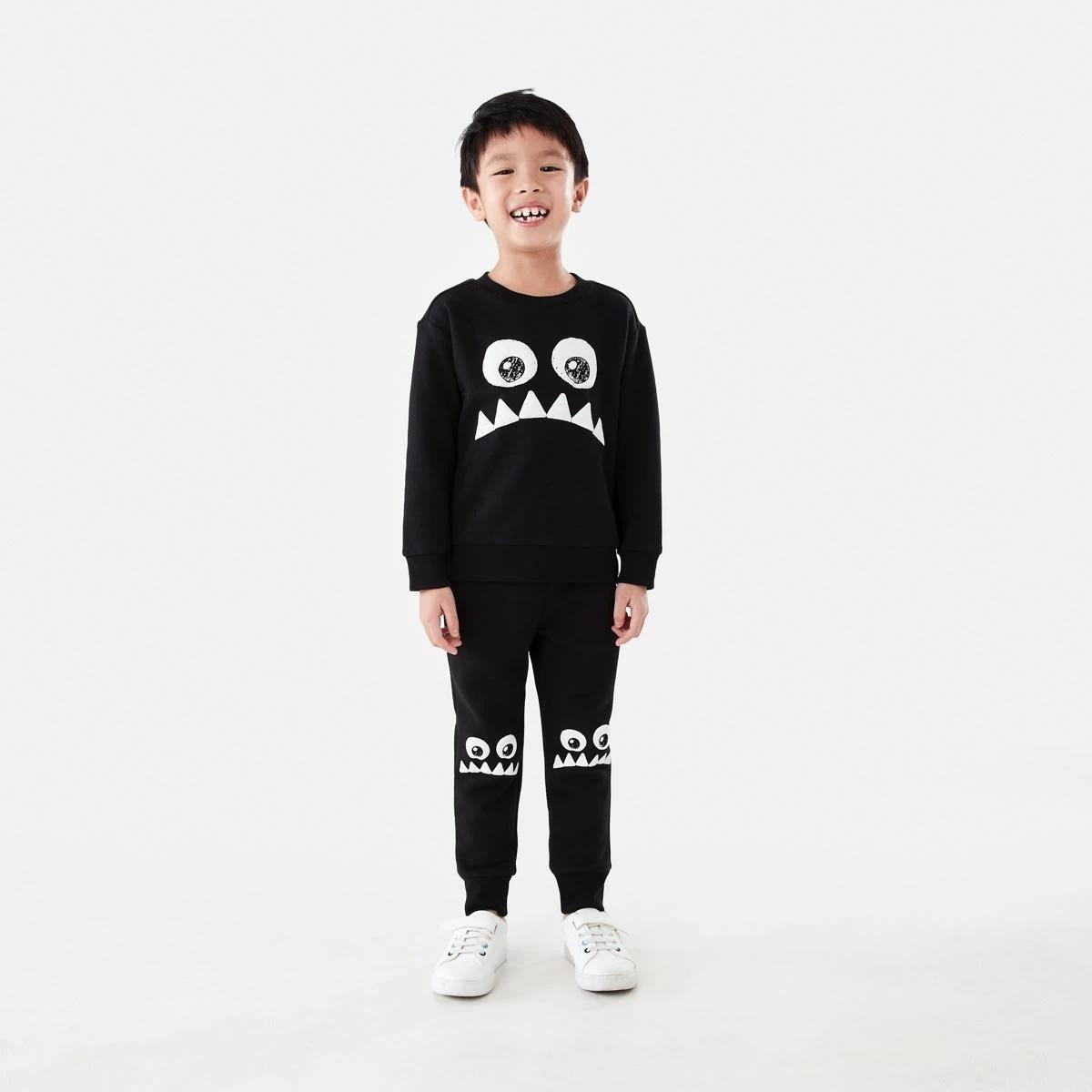 6 Print Trackpants Blk Monst, 6 of 9