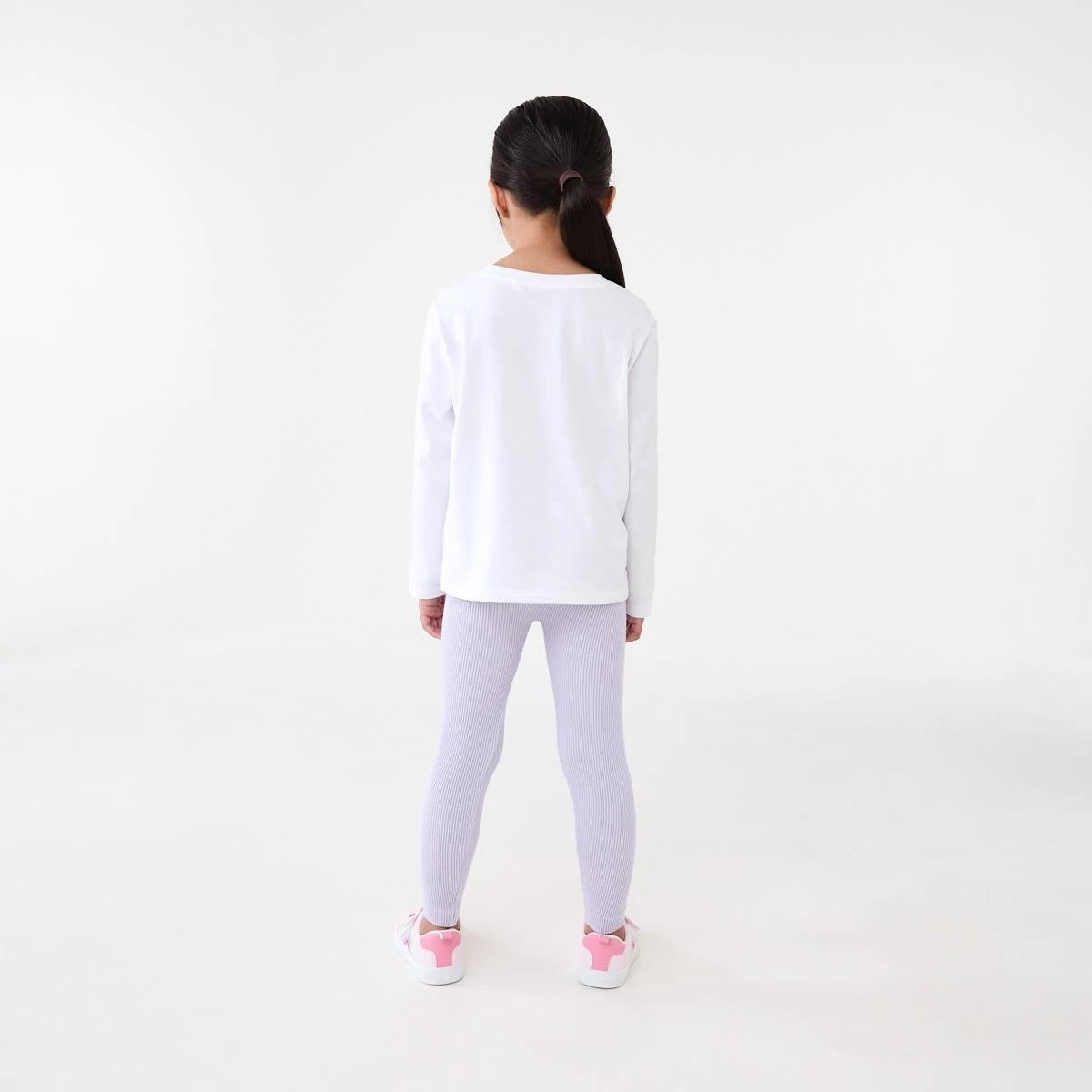 4 Rib Leggings Pst Purple, 4 of 7
