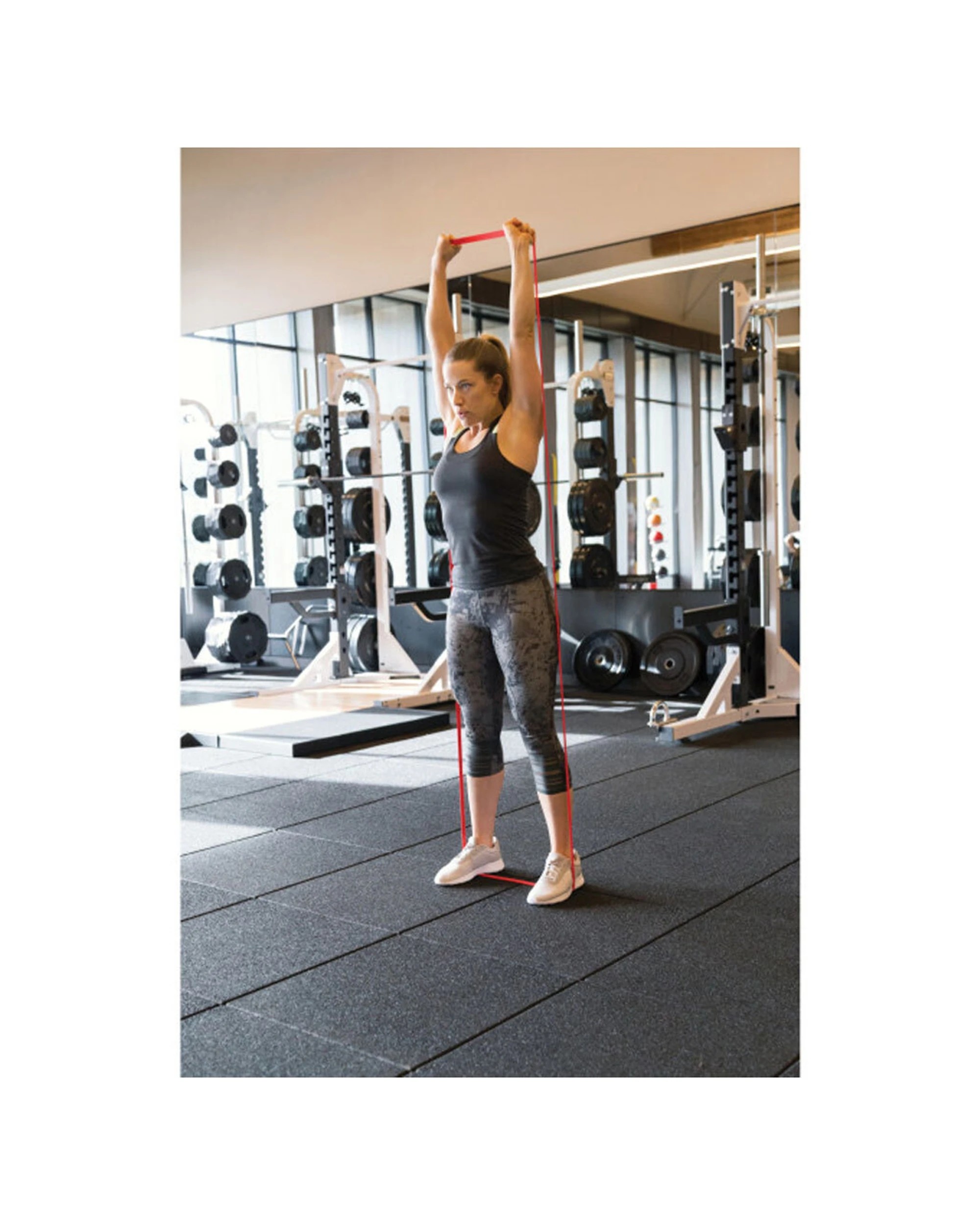 2 SKLZ Resistance Pro Band Medium Portable Strength And Flexibility Training - Red, 2 of 5