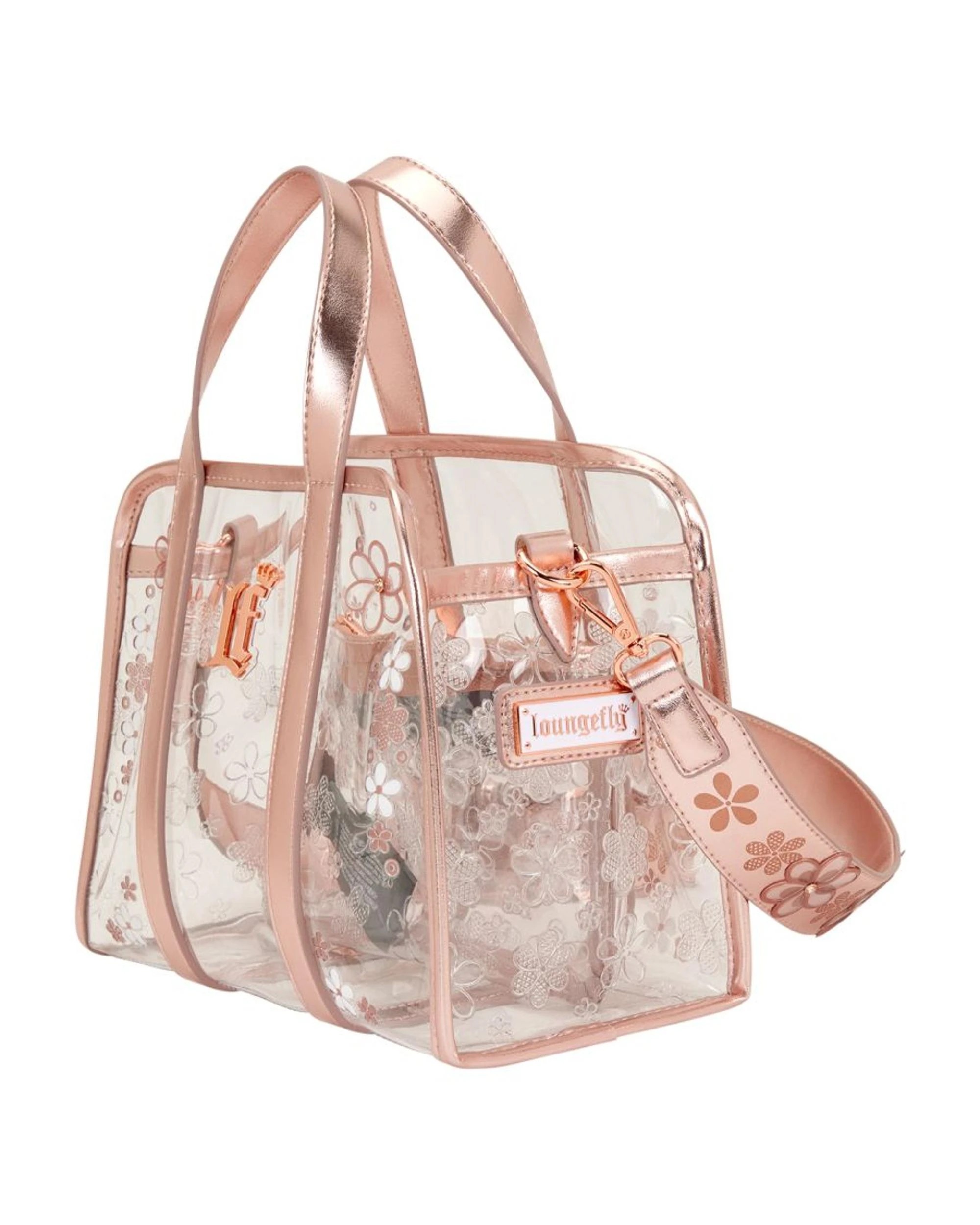 3 Loungefly Clear Floral Crossbody Bag, 3 of 4