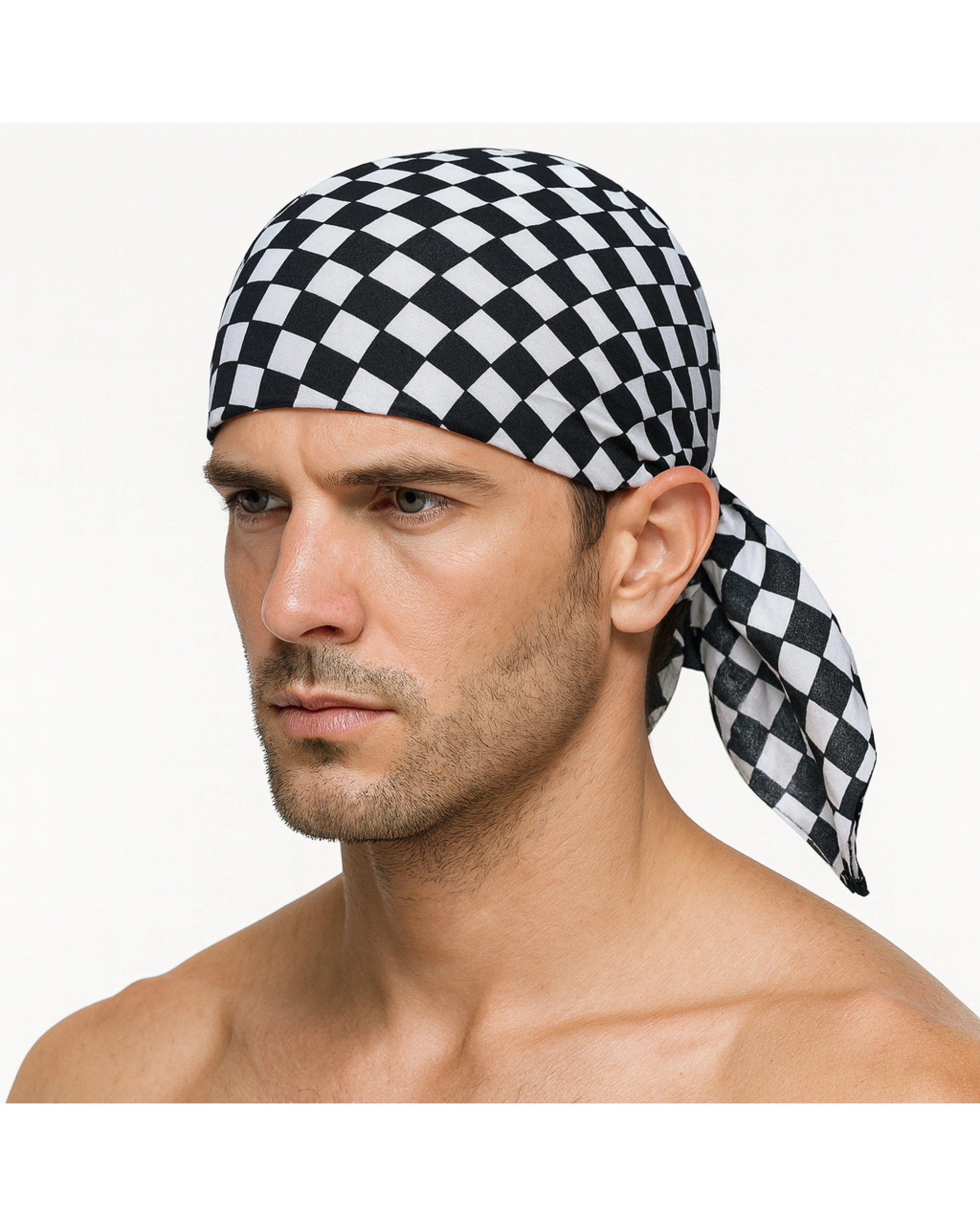 1 BR Costumes Bulk Bandana Head Wraps, 100% Cotton, Paisley Design, 1 of 2