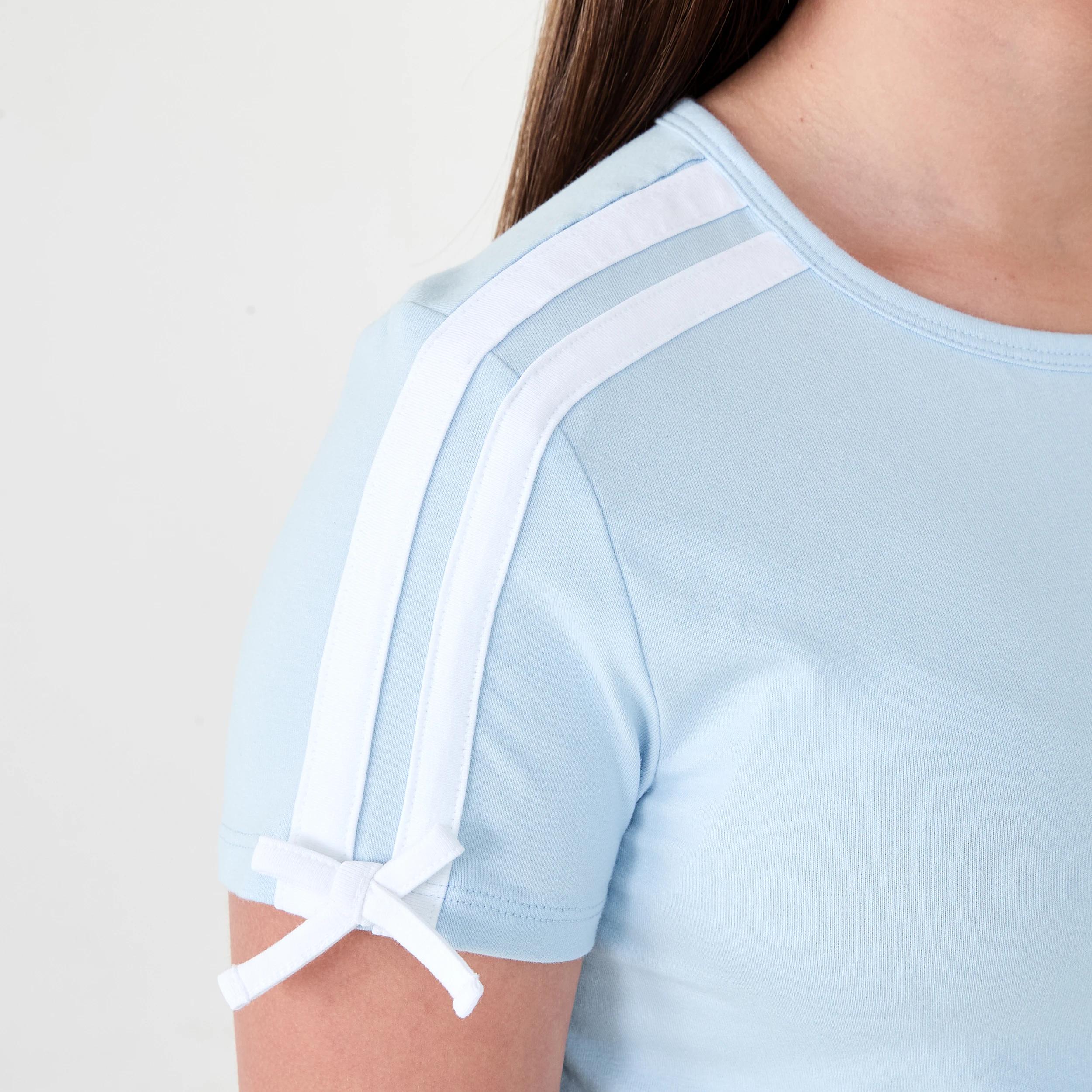 4 Short Sleeve Ringer T-shirt Ice Mist, 4 of 6