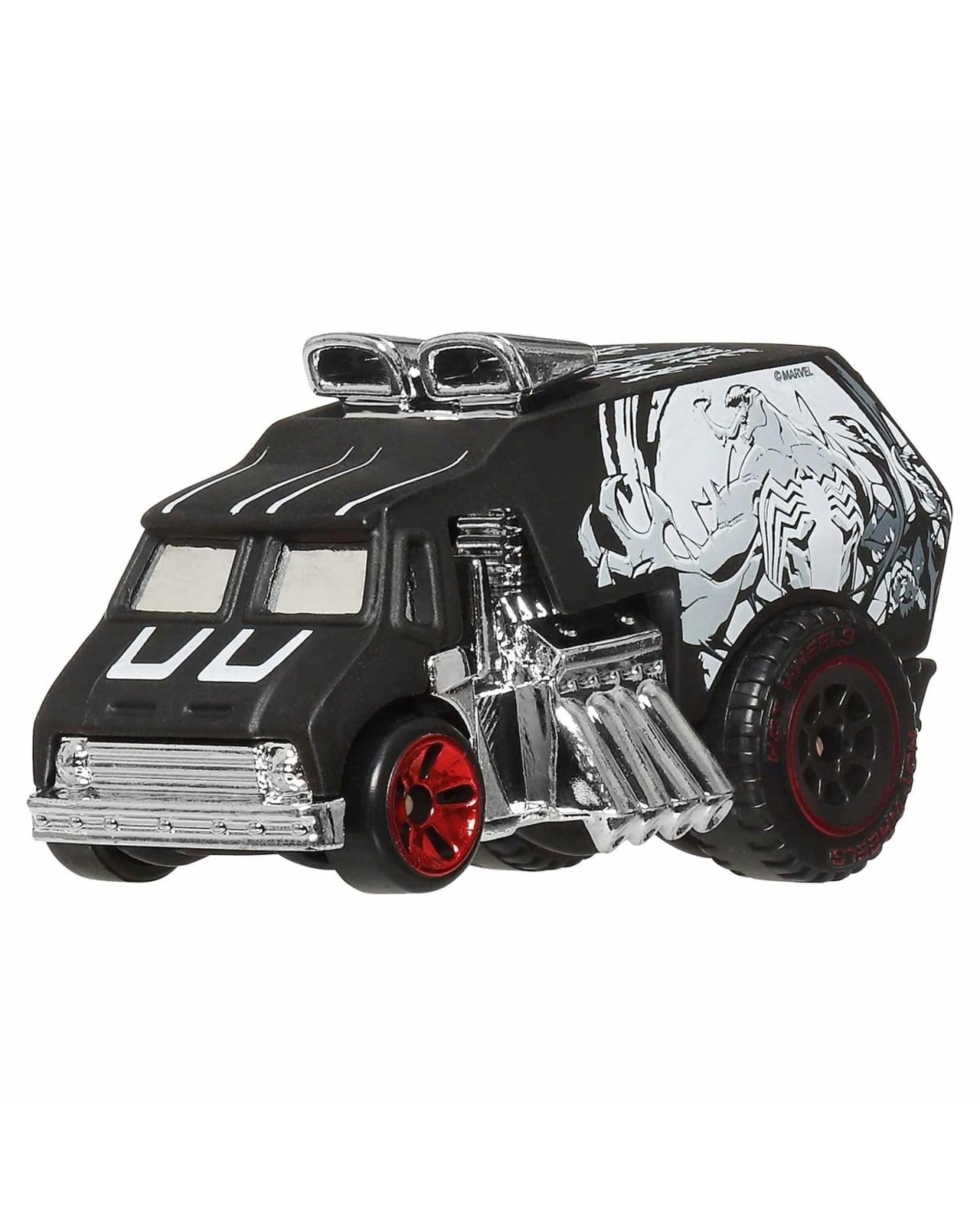 2 Hot Wheels Silver Series Marvel Spider-Man Venom Cool-One Diecast Vehicle, 2 of 5