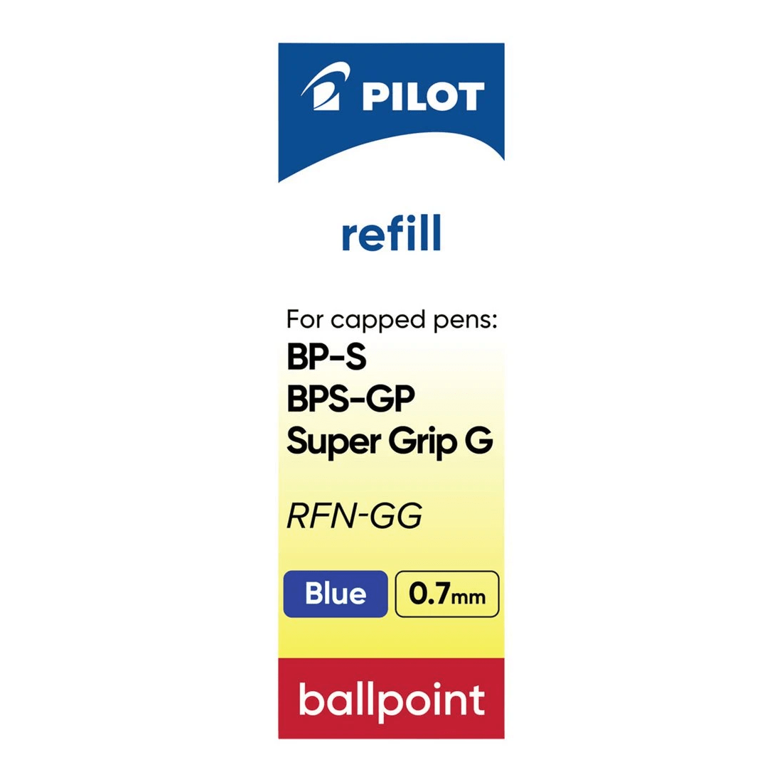 3 PILOT RFN-GG-F-L Ballpoint Refill 0.7mm Blue, 3 of 6