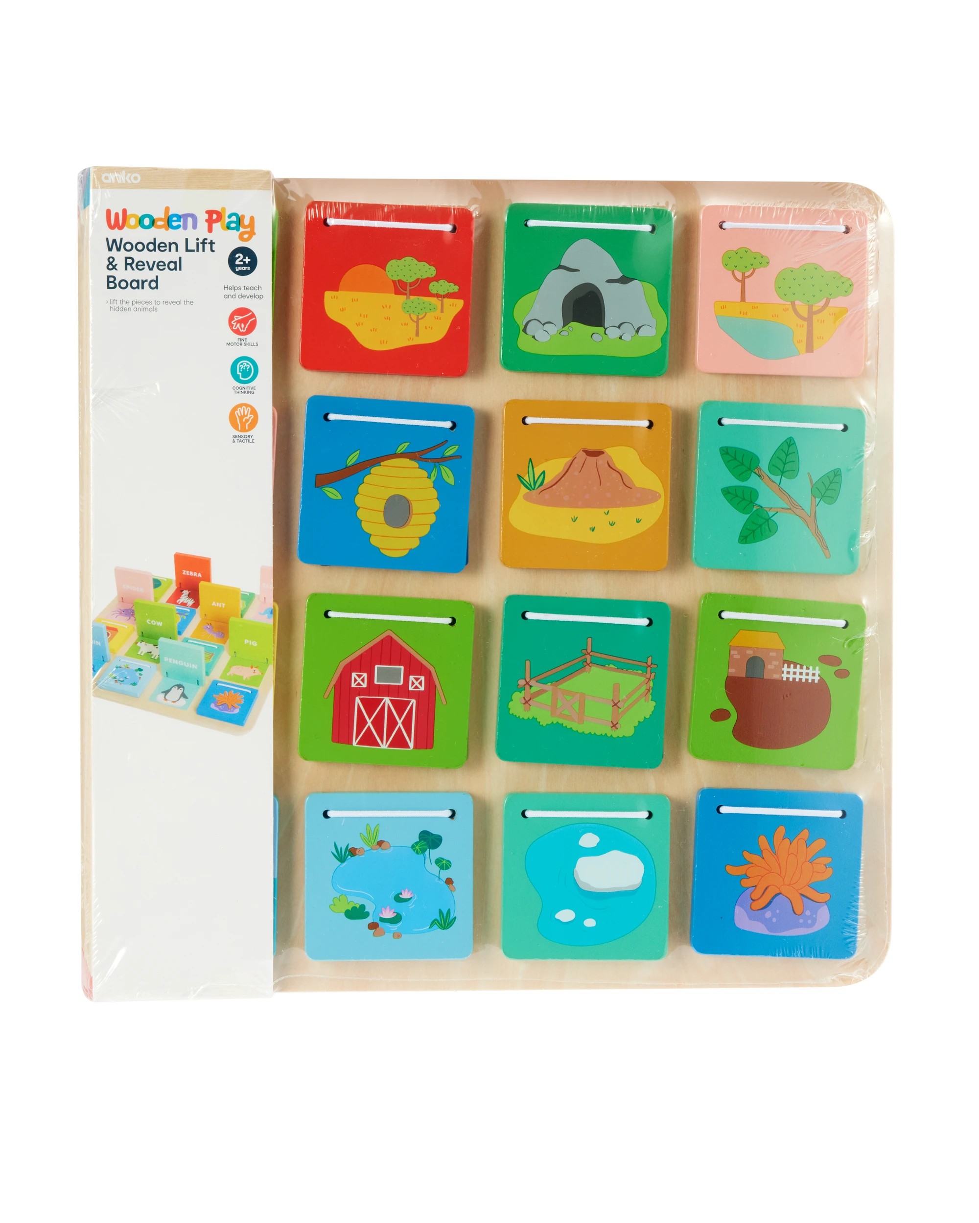 6 Wooden Lift and Reveal Board, 6 of 6