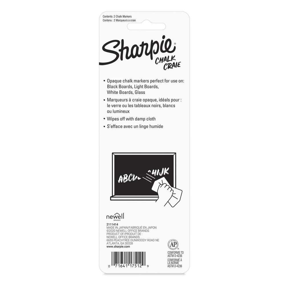 7 Sharpie Wet Erase Chalk Marker White 2 Pack, 7 of 7