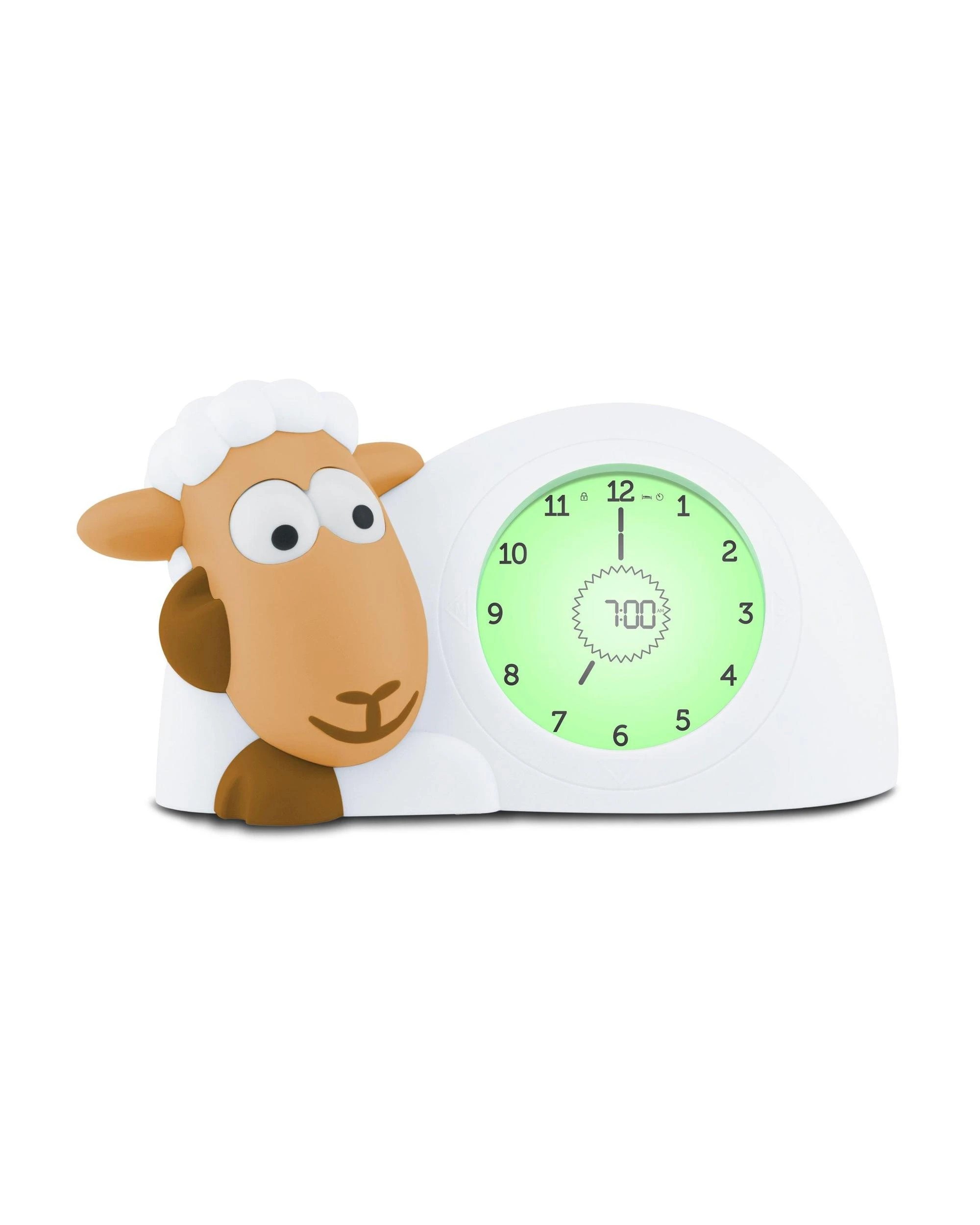1 ZAZU Sleep Trainer Clock - Sam The Lamb (Camel), 1 of 4