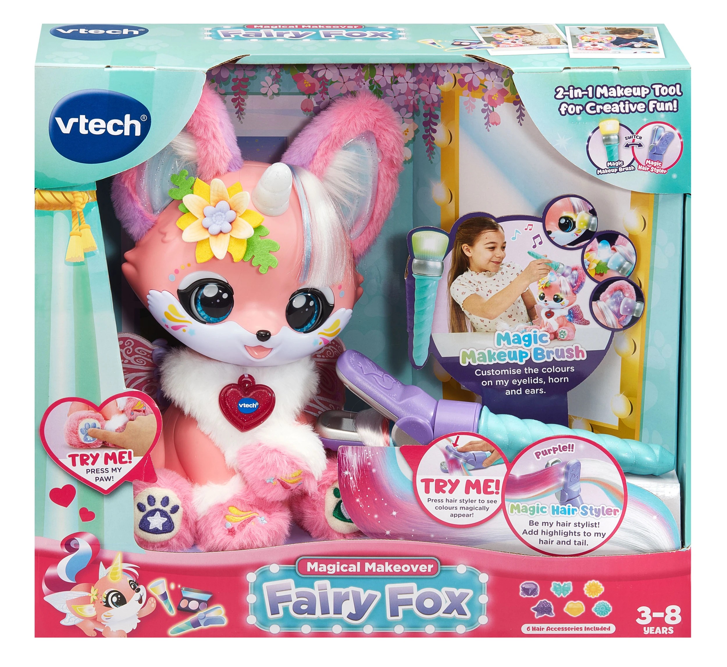 1 VTech Magical Makeover Fairy Fox, 1 of 6