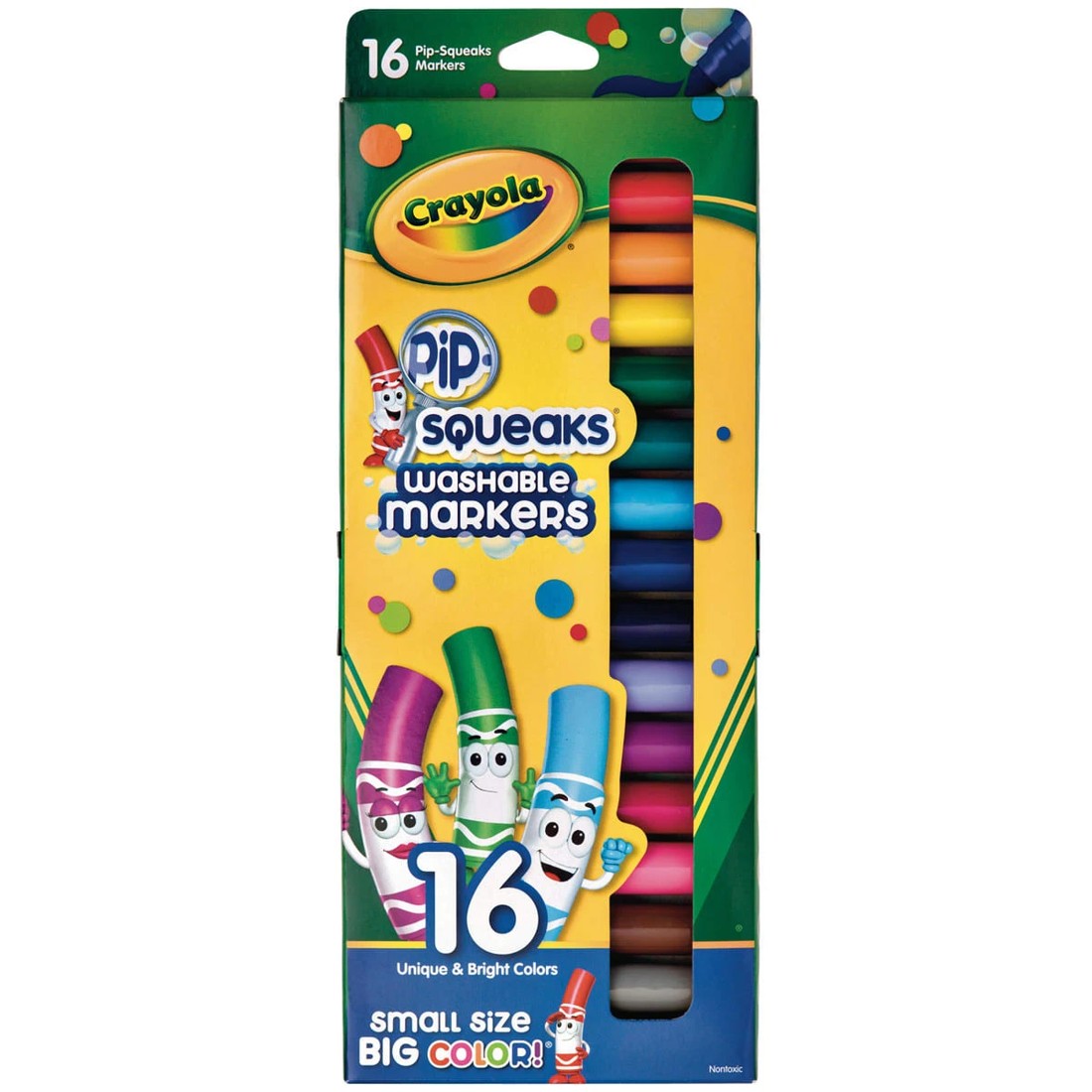 1 Crayola Pip-Squeaks Washable Markers - Pack of 16, 1 of 2