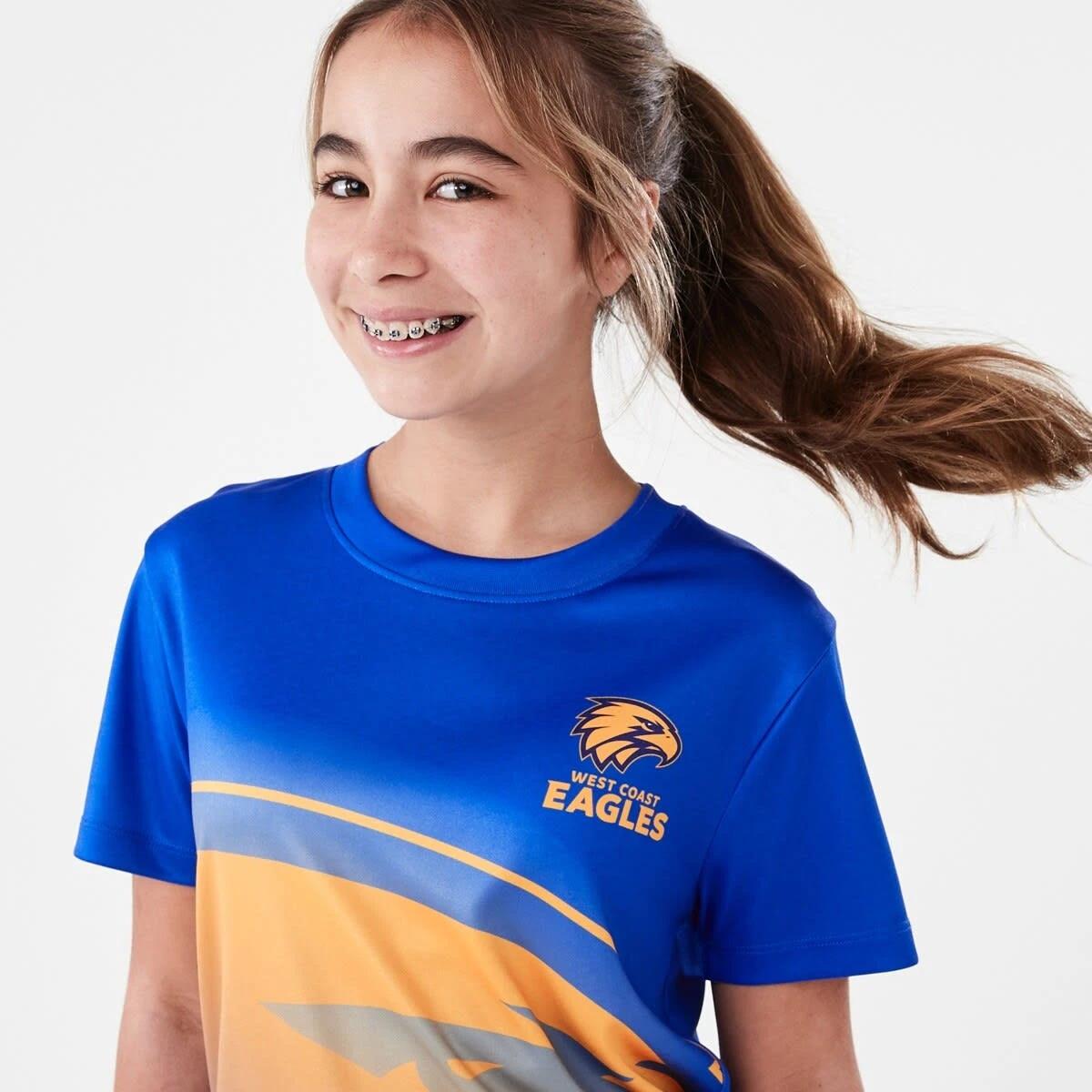 4 Official AFL Kids Training T-shirt West Coast, 4 of 9