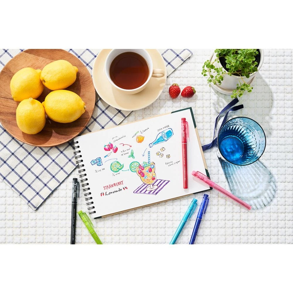 6 PILOT FriXion Fineliner Pen 0.45mm Light Green, 6 of 6