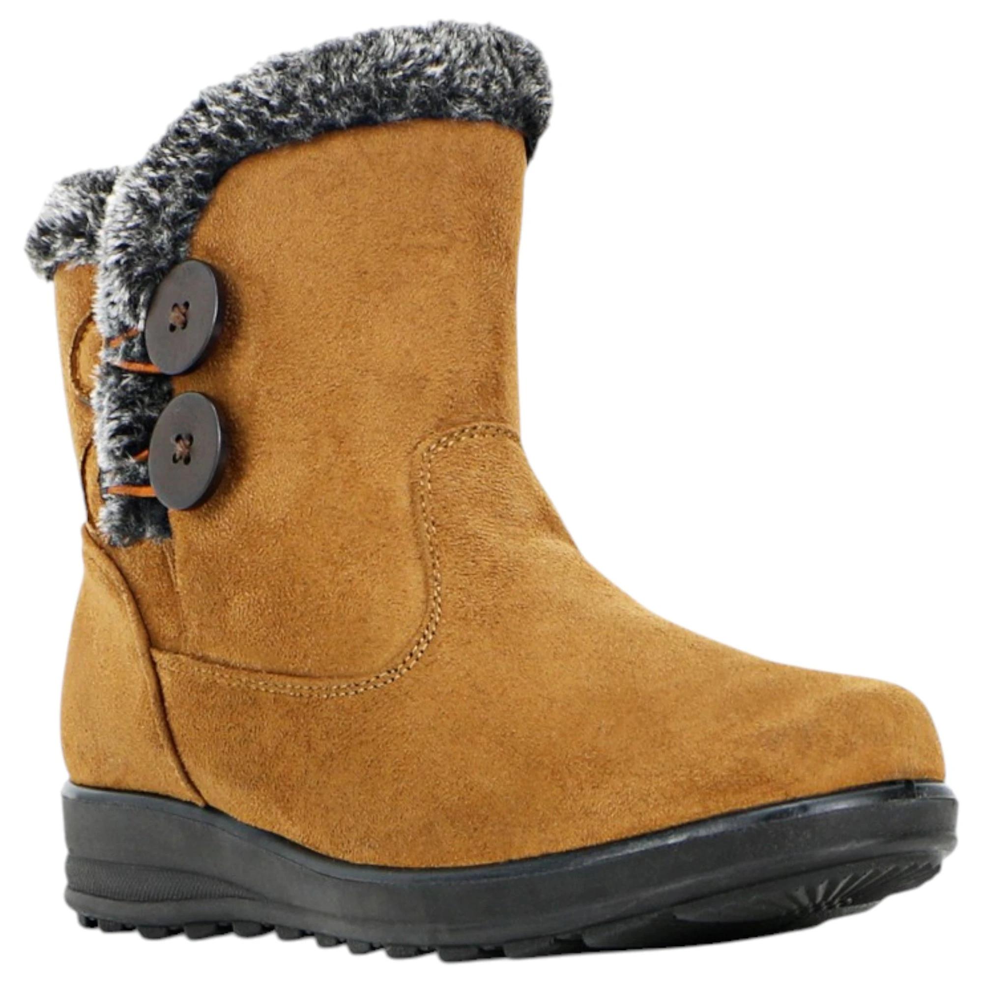 1 Bellissimo Womens Latreu Shoes Dress Winter Boots TAN, 1 of 1