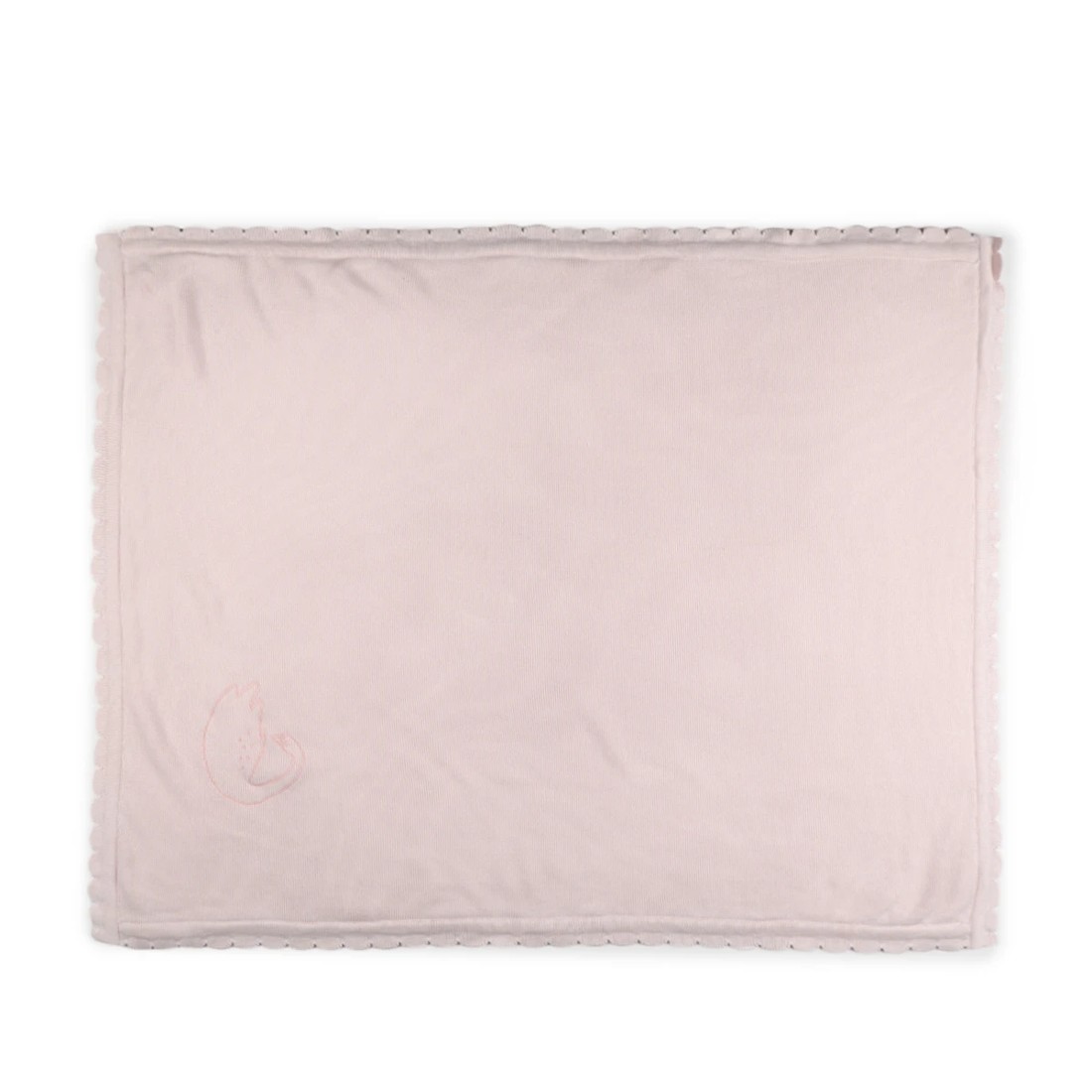 2 Scallop Edge Blanket - Pink, 2 of 4