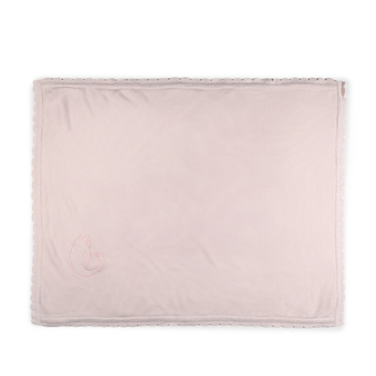 2 Scallop Edge Blanket - Pink, 2 of 4