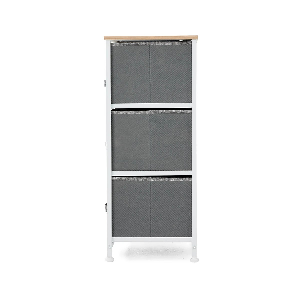 6 3 Drawer Chest - Grey, 6 of 9