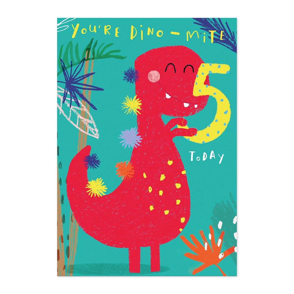 3 Connections from Hallmark 5th Birthday Card - You're Dino-mite 5 Today, 3 of 3