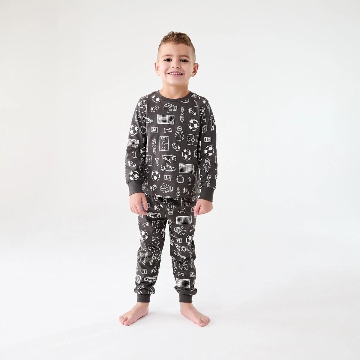 5 Jersey Pyjama Set Gry Soccer, 5 of 8