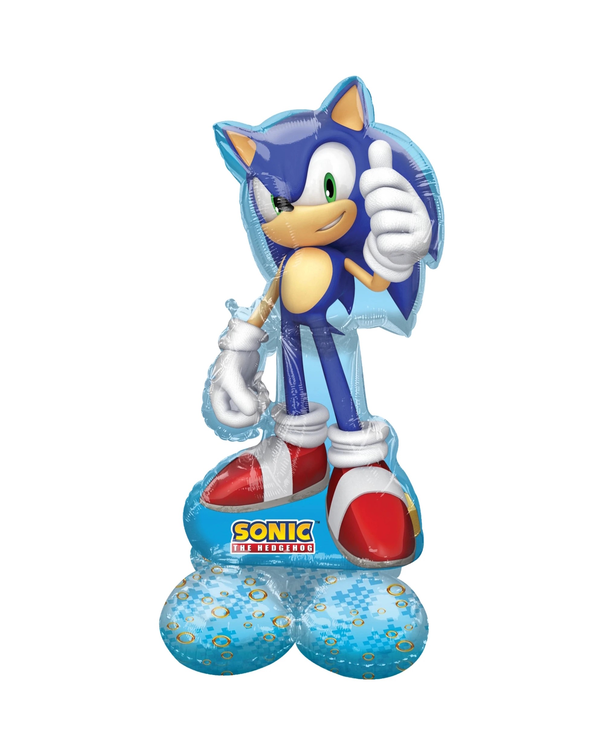 1 Sonic The Hedgehog AirLoonz Air Fill Foil Balloon 134cm - Multi, 1 of 1