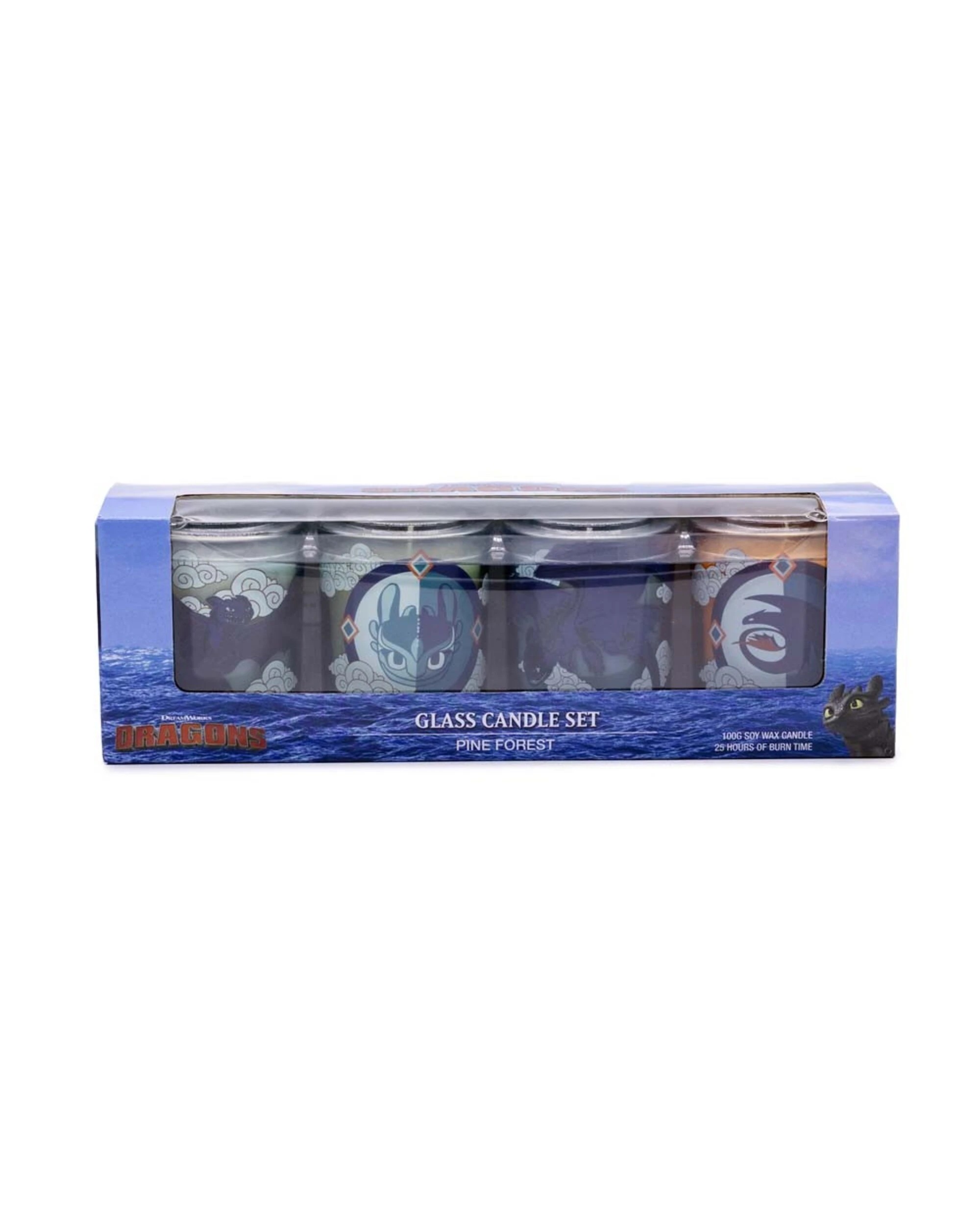 2 How to Train Your Dragon - Toothless Glass Candle Set 4-Pack, 2 of 4