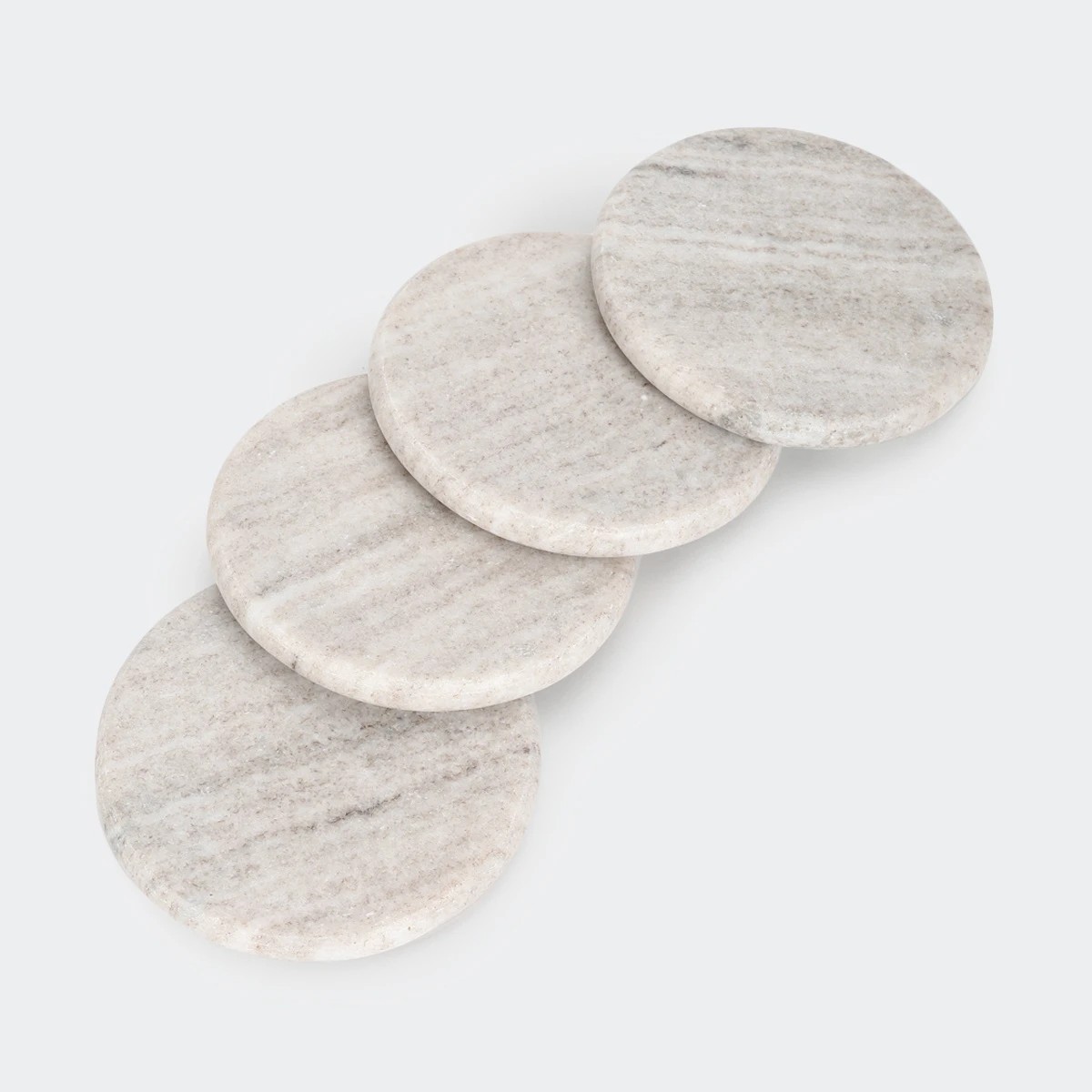 1 4 Pack Marble Coasters, 1 of 4