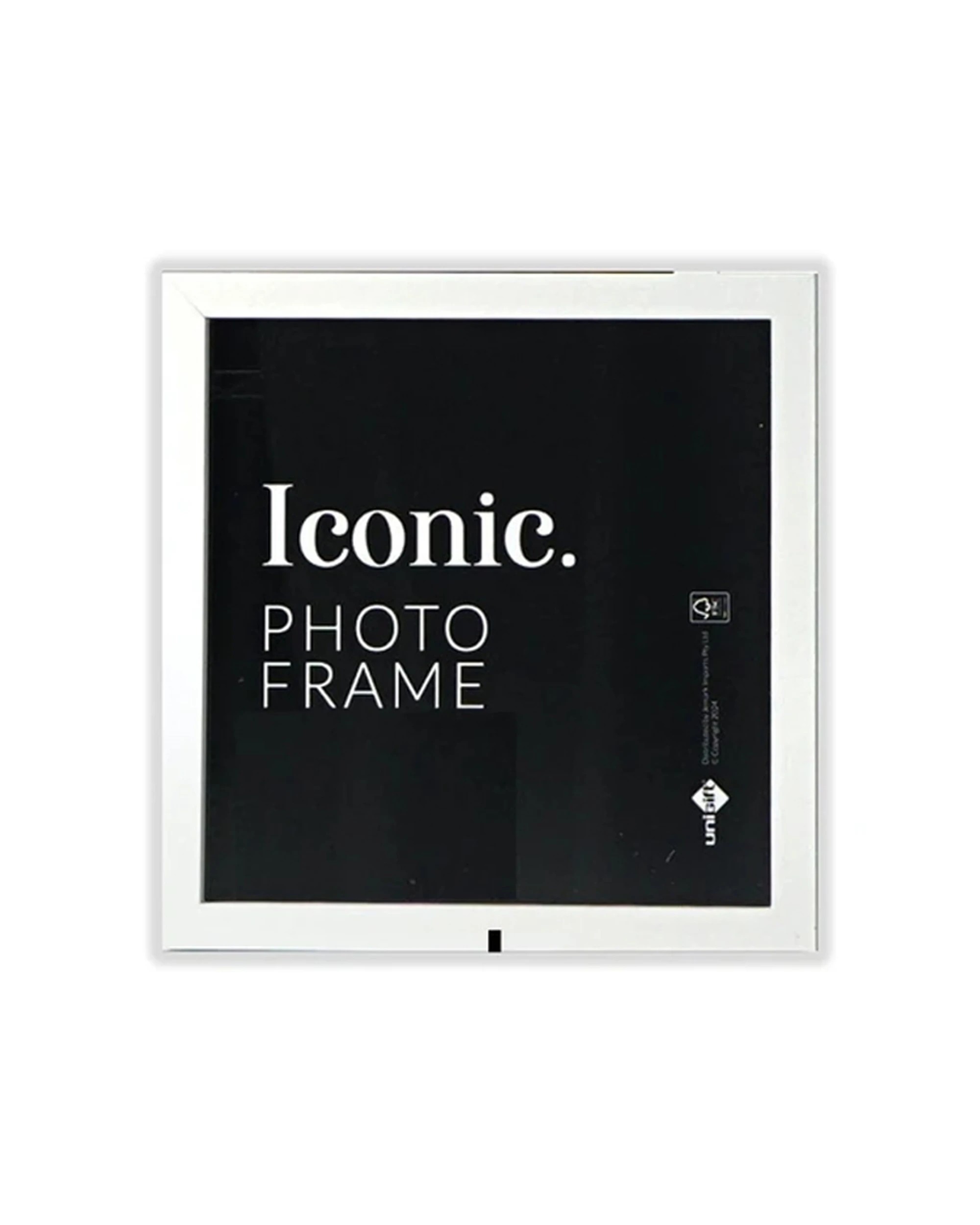 1 Unigift Iconic Portrait Landscape Photo/Picture/Artwork Frame Home Decor 8x8/20x20cm - White, 1 of 1