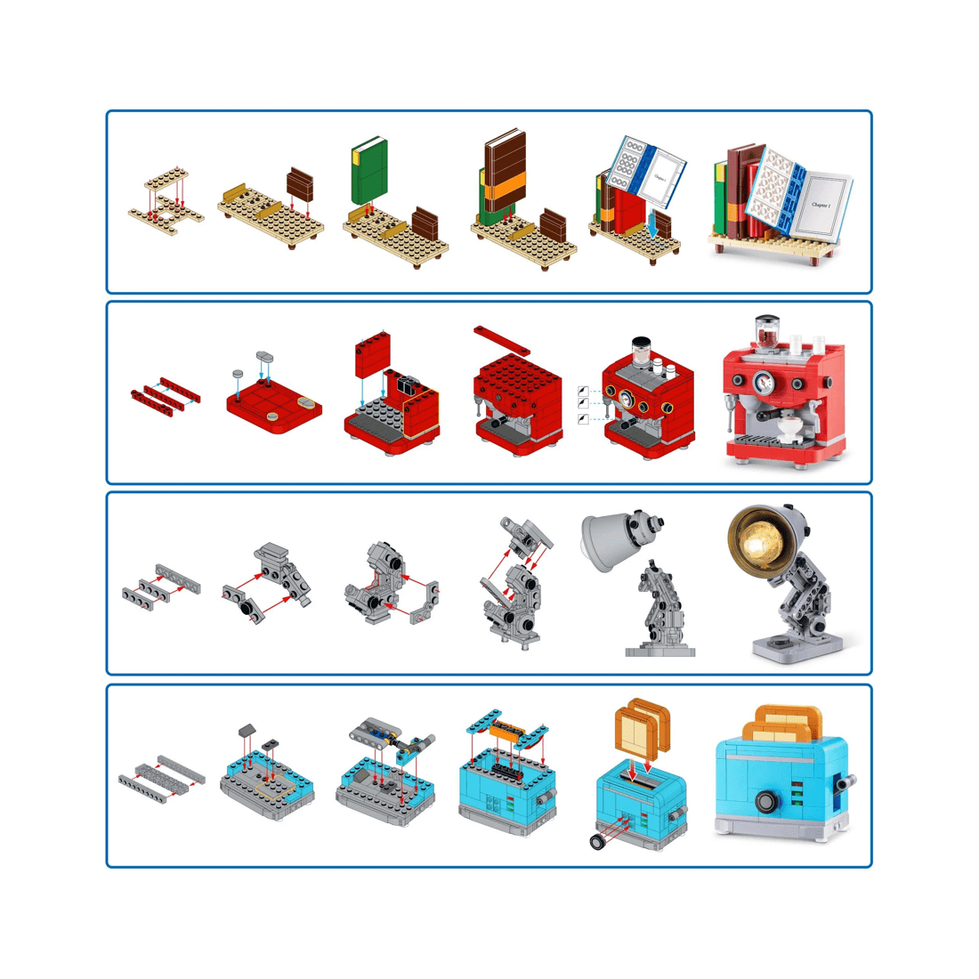 8 Max Build More Premium Home Building Bricks Collection By Zuru - Assorted - Multi, 8 of 9