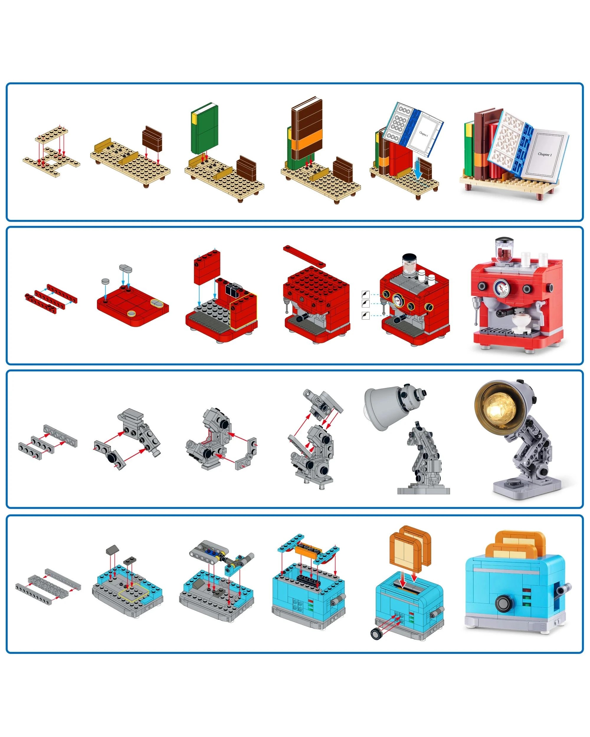 8 Max Build More Premium Home Building Bricks Collection By Zuru - Assorted - Multi, 8 of 9